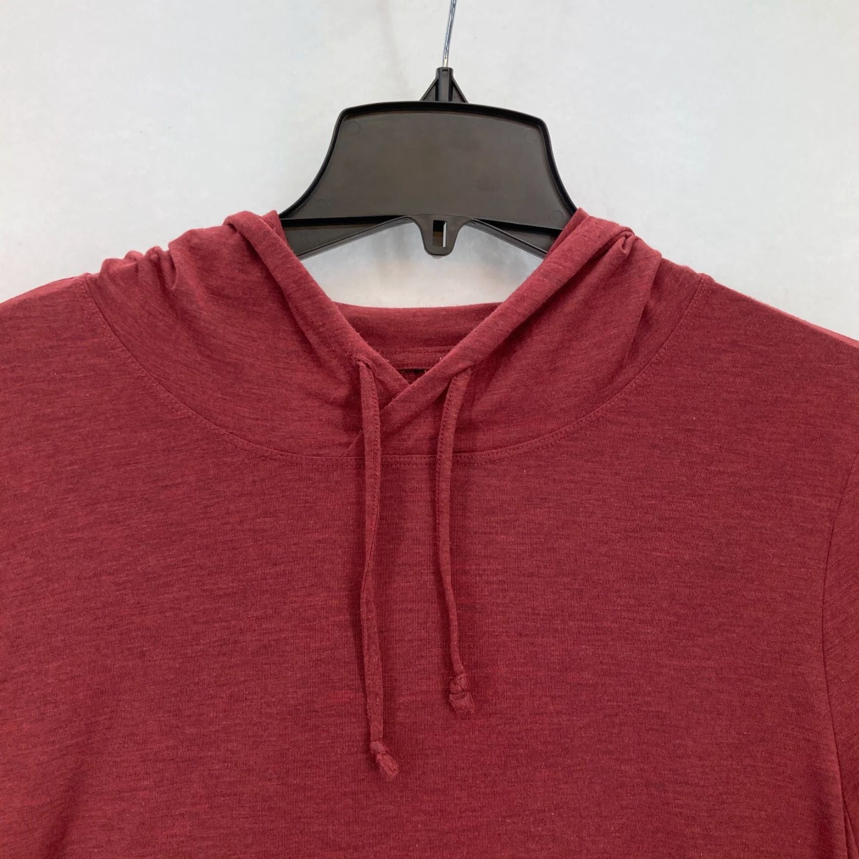 Vintage Duluth NoGa Hoodie Sweatshirt Women's Large Red Wool Blend Lightweight Stretch Pullover Hooded Casual Travel Workwear Size L / US 10 / IT 46 - 2 Thumbnail