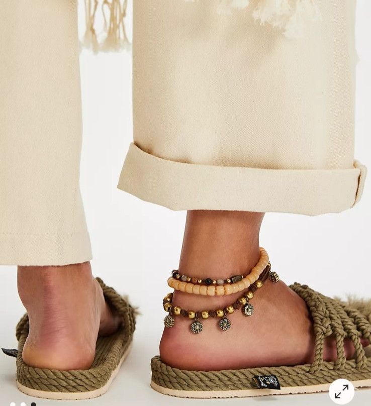 Free People Free People Crescent Coast Slide Sandals Size US 11 / IT 41 - 3 Thumbnail