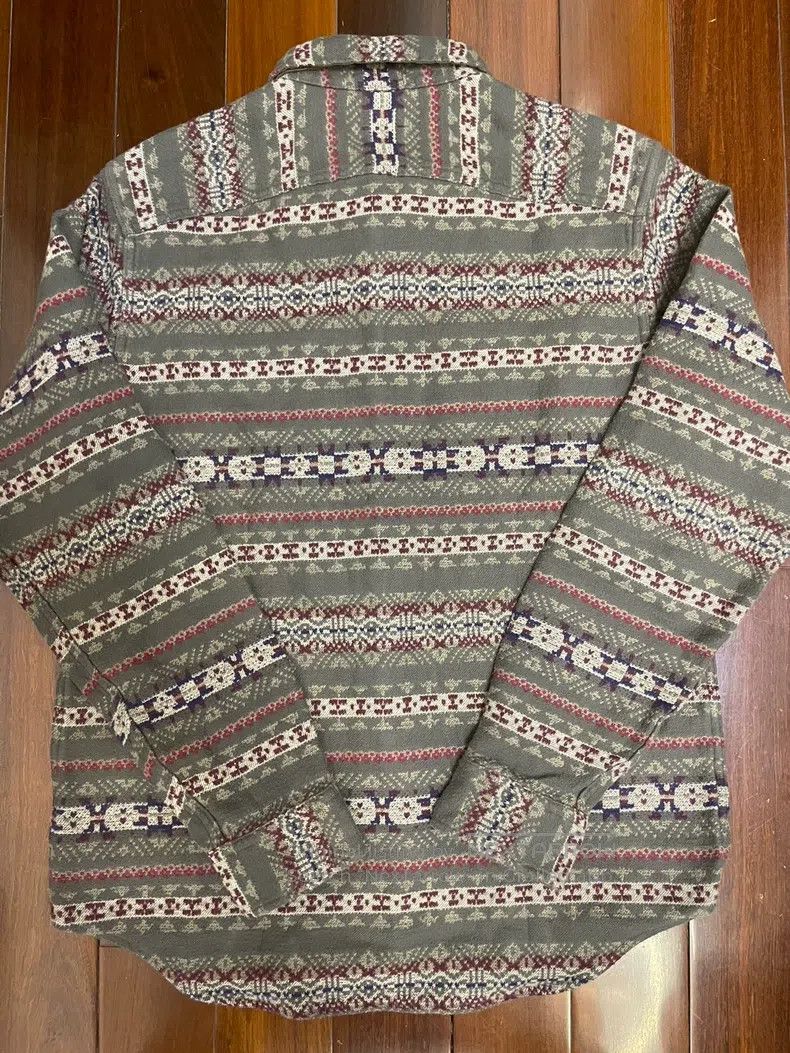 RRL Ralph Lauren RRL Ralph Lauren Rhode Island vintage brushed southwest sh Size US M / EU 48-50 / 2 - 2 Thumbnail