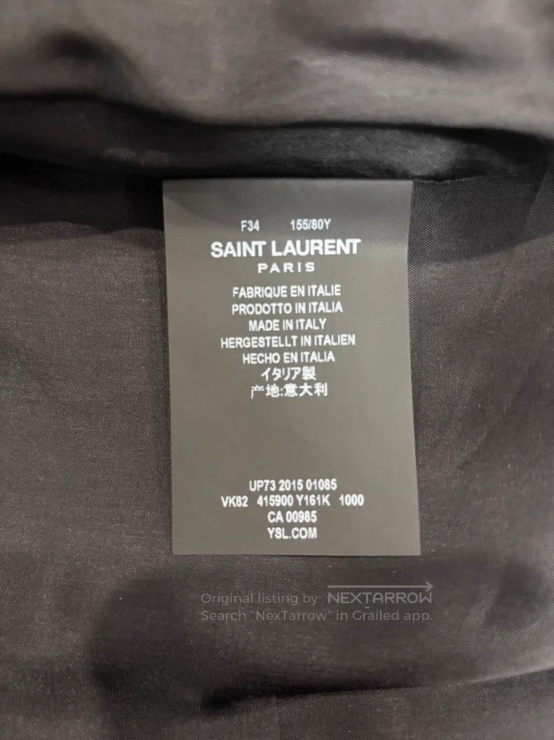 Saint Laurent Paris Saint Laurent Paris Jacket Size XXS / US 00 / IT 34 - 4 Thumbnail