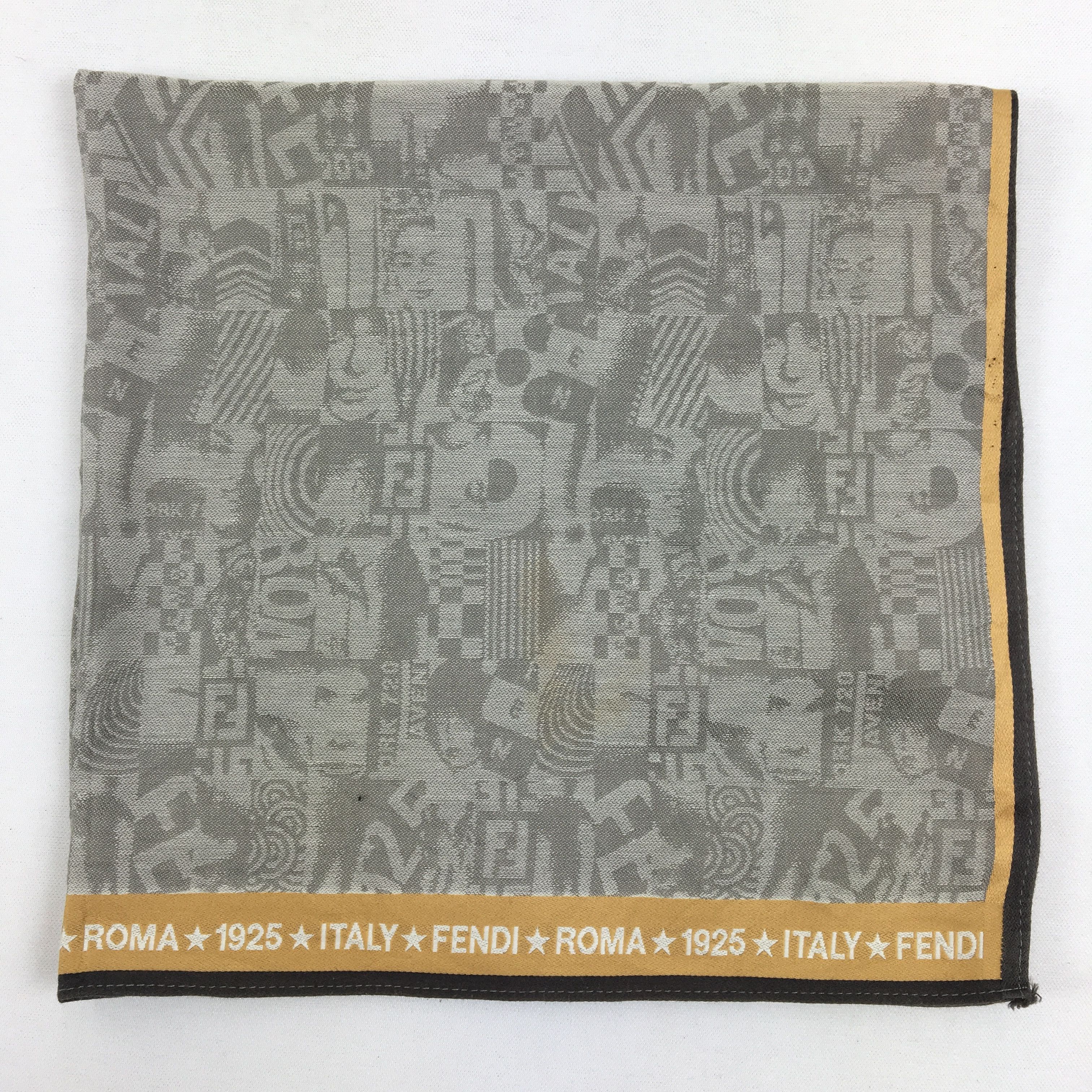 Japanese Brand Vintage Fendi Handkerchief Neckerchief Bandana Size ONE SIZE - 4 Thumbnail