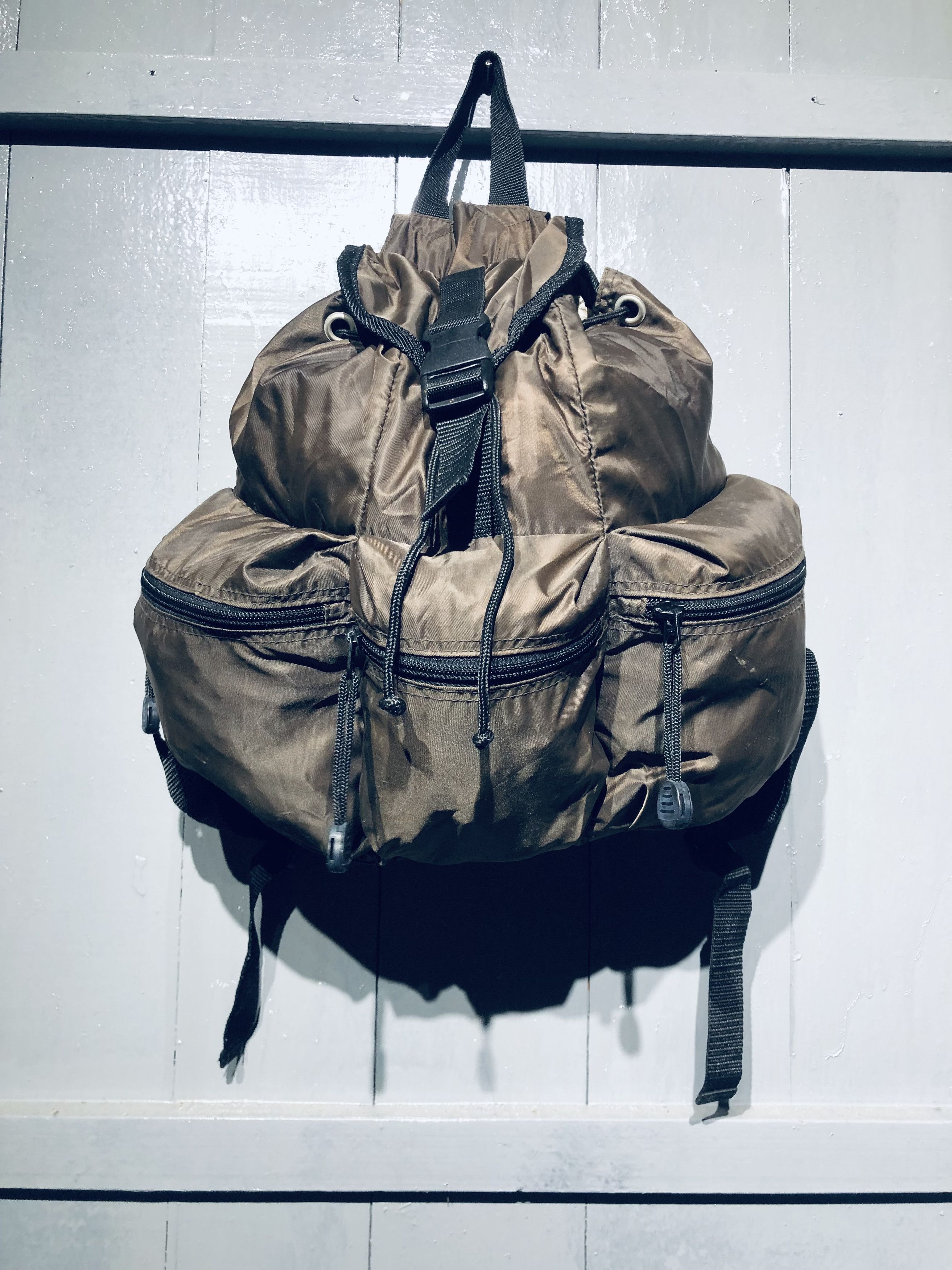 Japanese Brand Japanese Nylon Style 3 Pocket Outside Backpack Size ONE SIZE - 13 Thumbnail