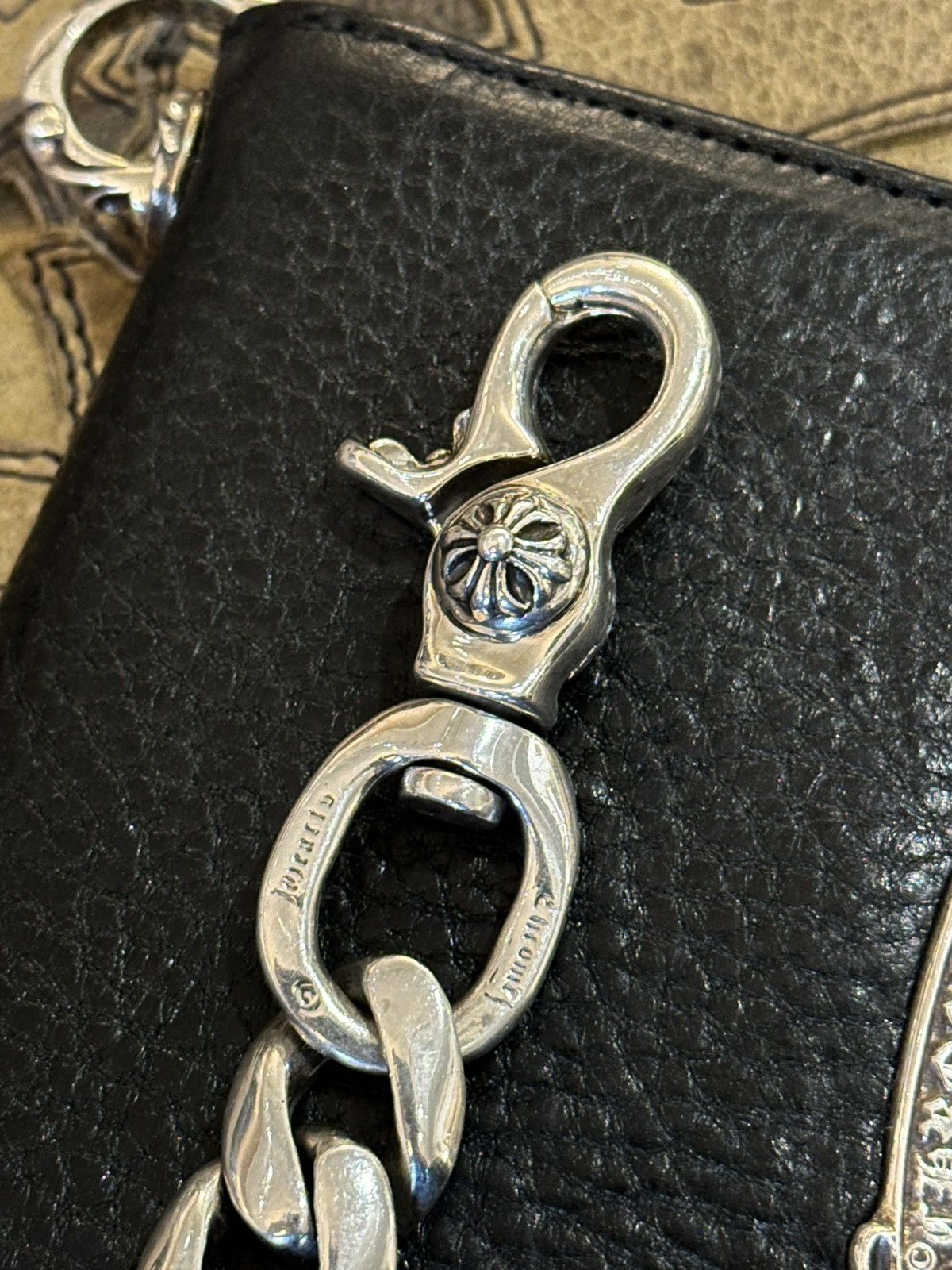 Chrome Hearts CHROME HEARTS PATCH WALLET & WALLET CHAIN Size ONE SIZE - 3 Thumbnail