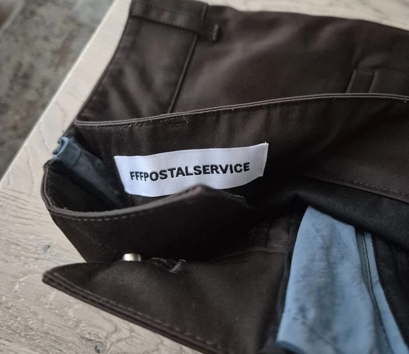 FFFPOSTALSERVICE FFFPOSTALSERVICE 3-Way Zip Trouser in Brown/Blue Size US 36 / EU 52 - 2 Thumbnail