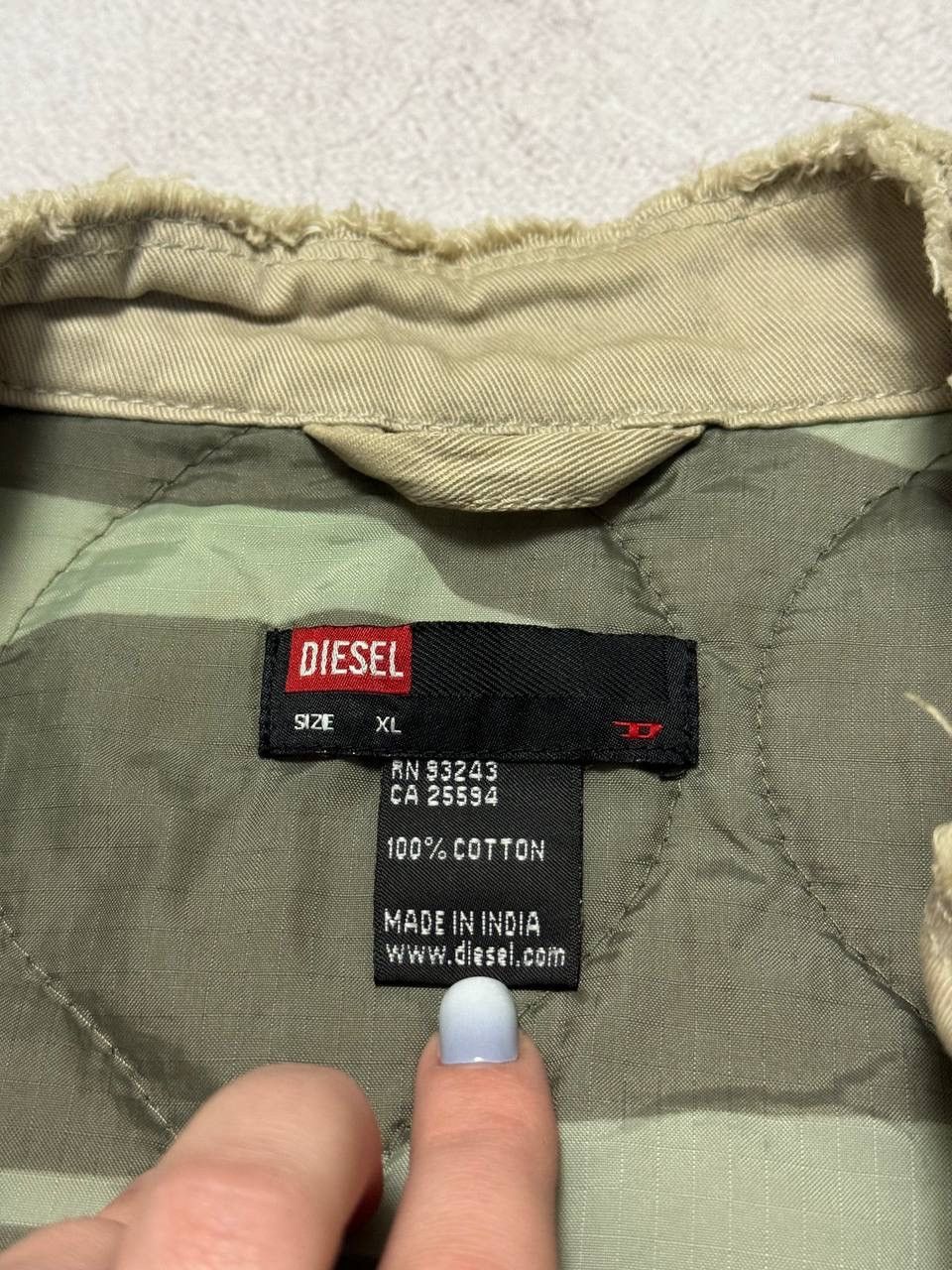 Diesel Vintage Diesel Denim Jacket Active Bomber Baggy Y2K 90s Size US L / EU 52-54 / 3 - 10 Thumbnail