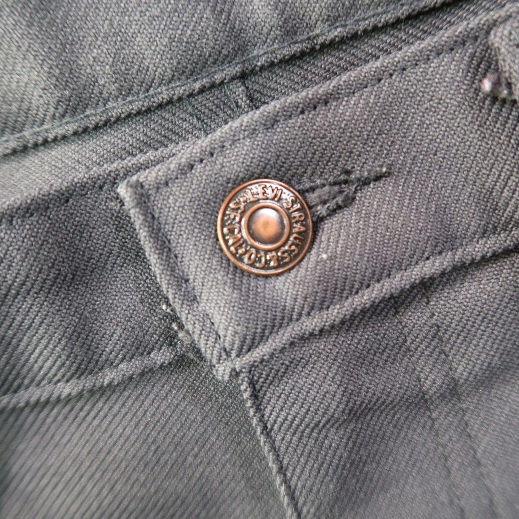 Levi's VINTAGE Levi's Pants Men 34x31 5-Pocket Flat Front Bootcut Gray USA Made in USA Size US 34 / EU 50 - 3 Thumbnail