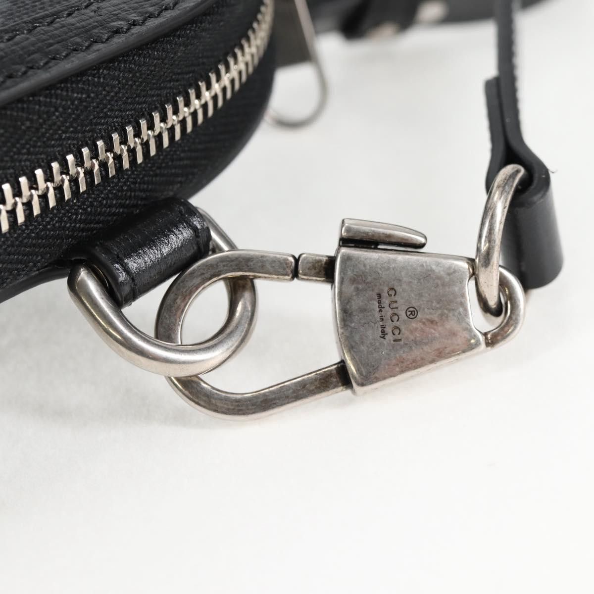 Gucci GUCCI GG Supreme Shoulder Bag Pvc Black Silver Size ONE SIZE - 16 Thumbnail