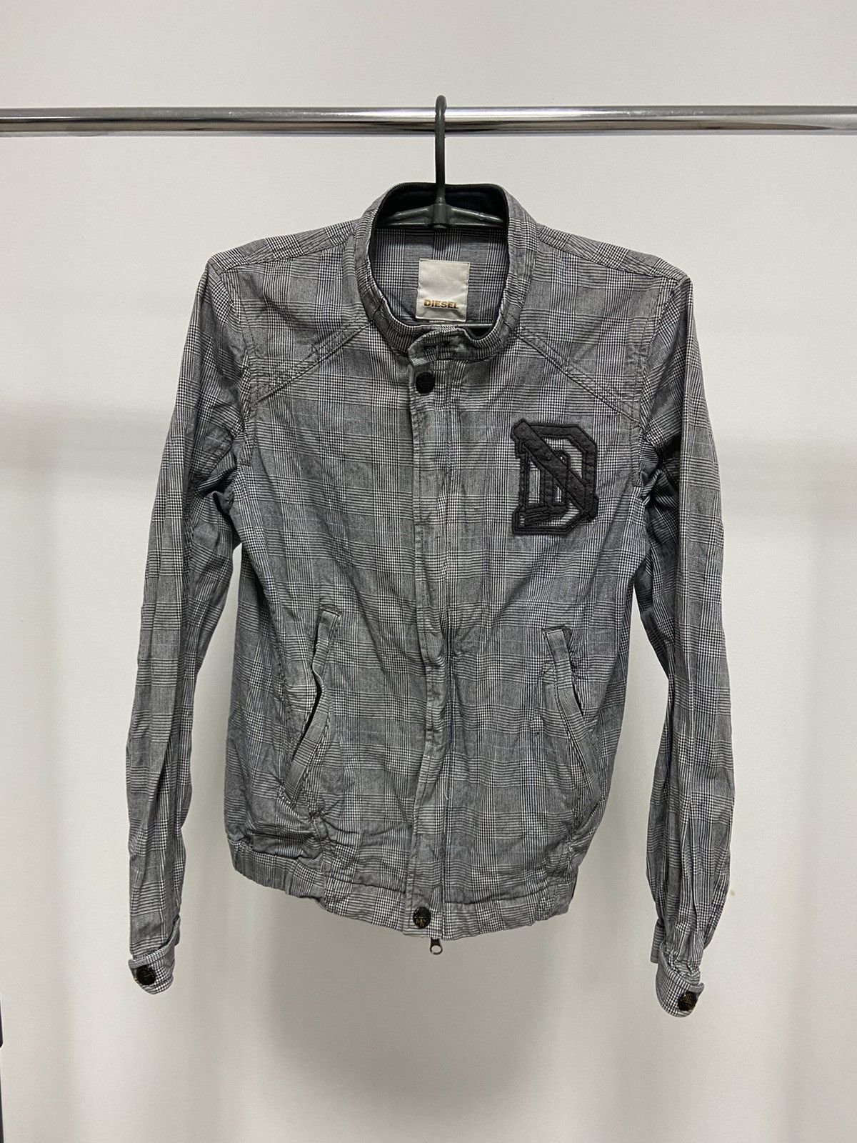 Diesel × Vintage Diesel Vintage Jacket D Logo Y2k style mesh stripe Size US S / EU 44-46 / 1 - 1 Thumbnail