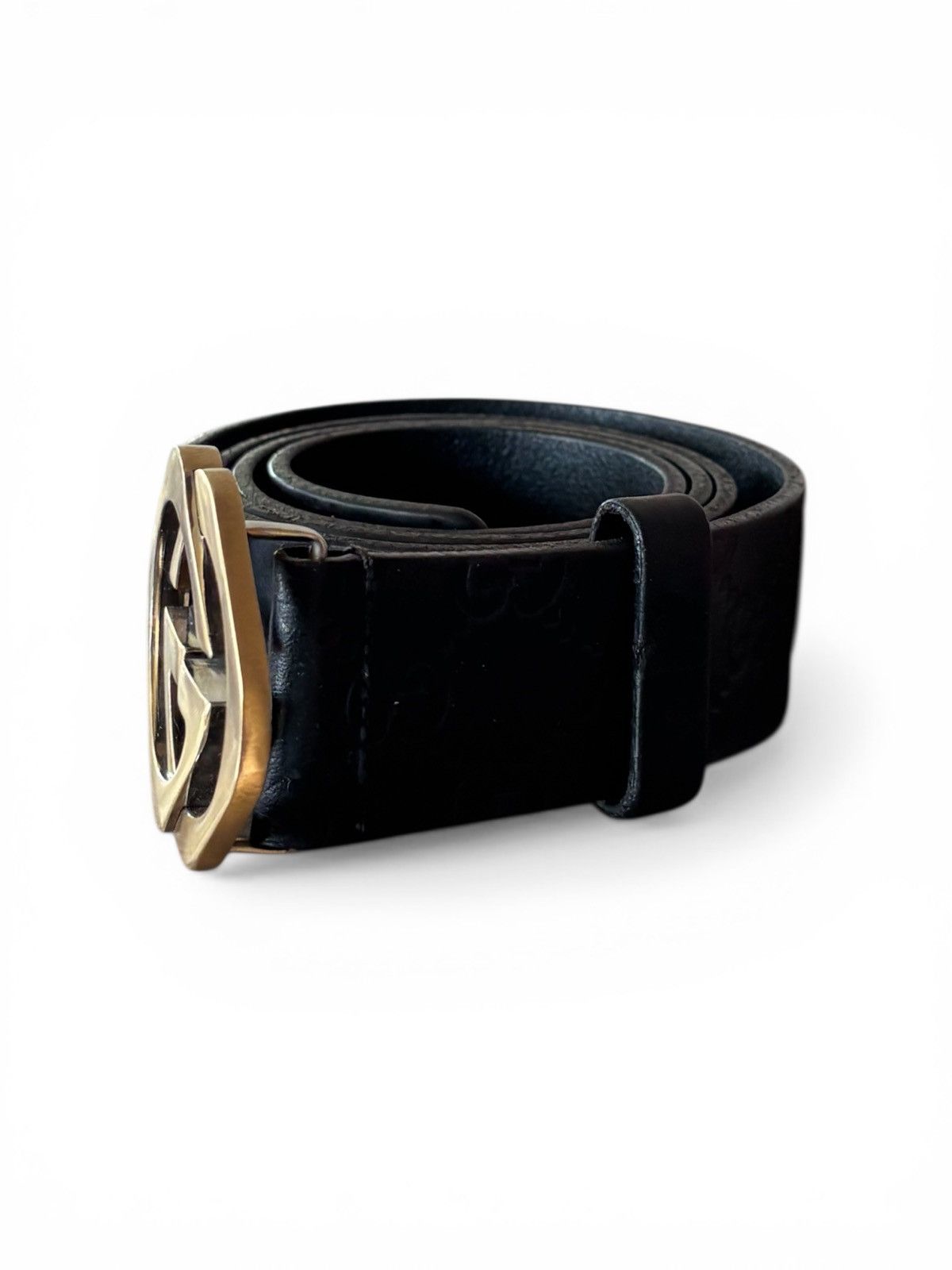 Gucci Gucci GG Monogram leather belt Size 36 - 2 Thumbnail