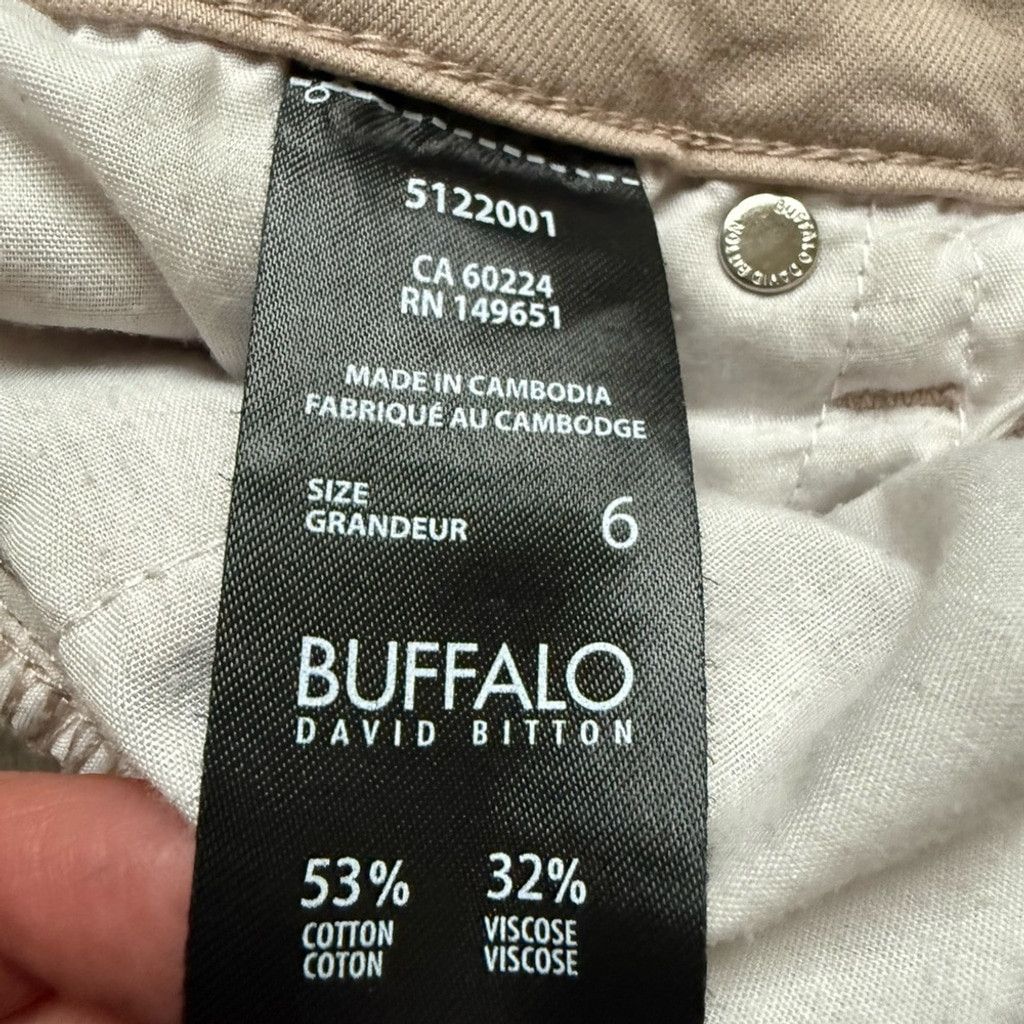 Buffalo David Bitton Buffalo David Bitton Women's Skinny Jeans in Beige Size 28" / US 6 / IT 42 - 5 Thumbnail