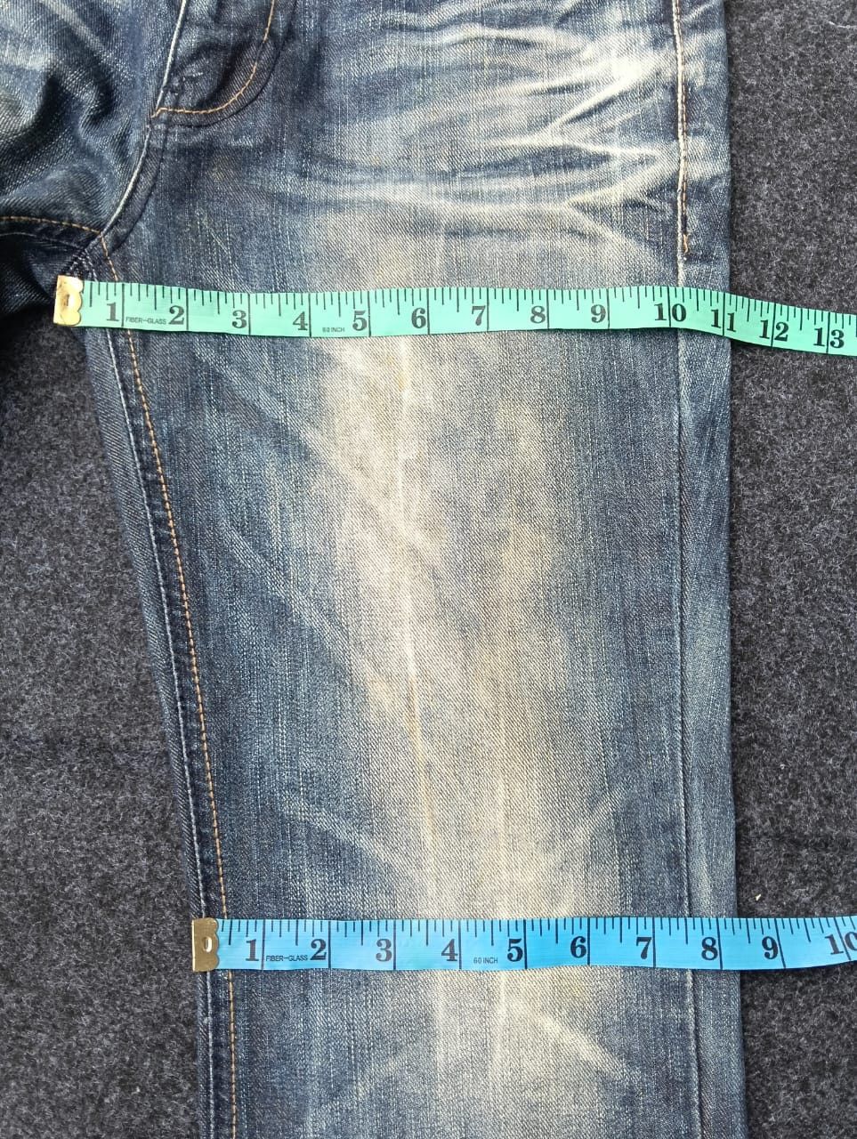 Jean CLRIDE.N Flare Jeans–Rare Korean Y2K Streetwear Denim Size US 31 - 8 Thumbnail