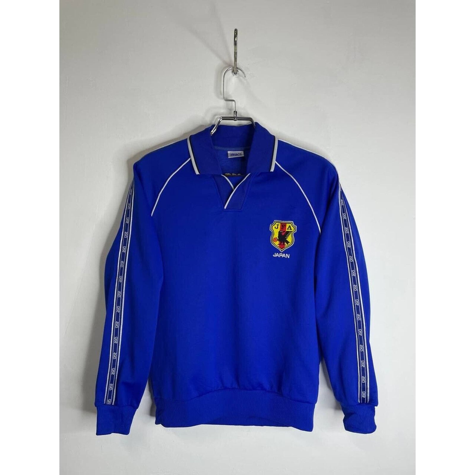 Asics × Vintage Vintage ASICS Japan National Team Sweatshirt Pullover Track Size US S / EU 44-46 / 1 - 6 Thumbnail