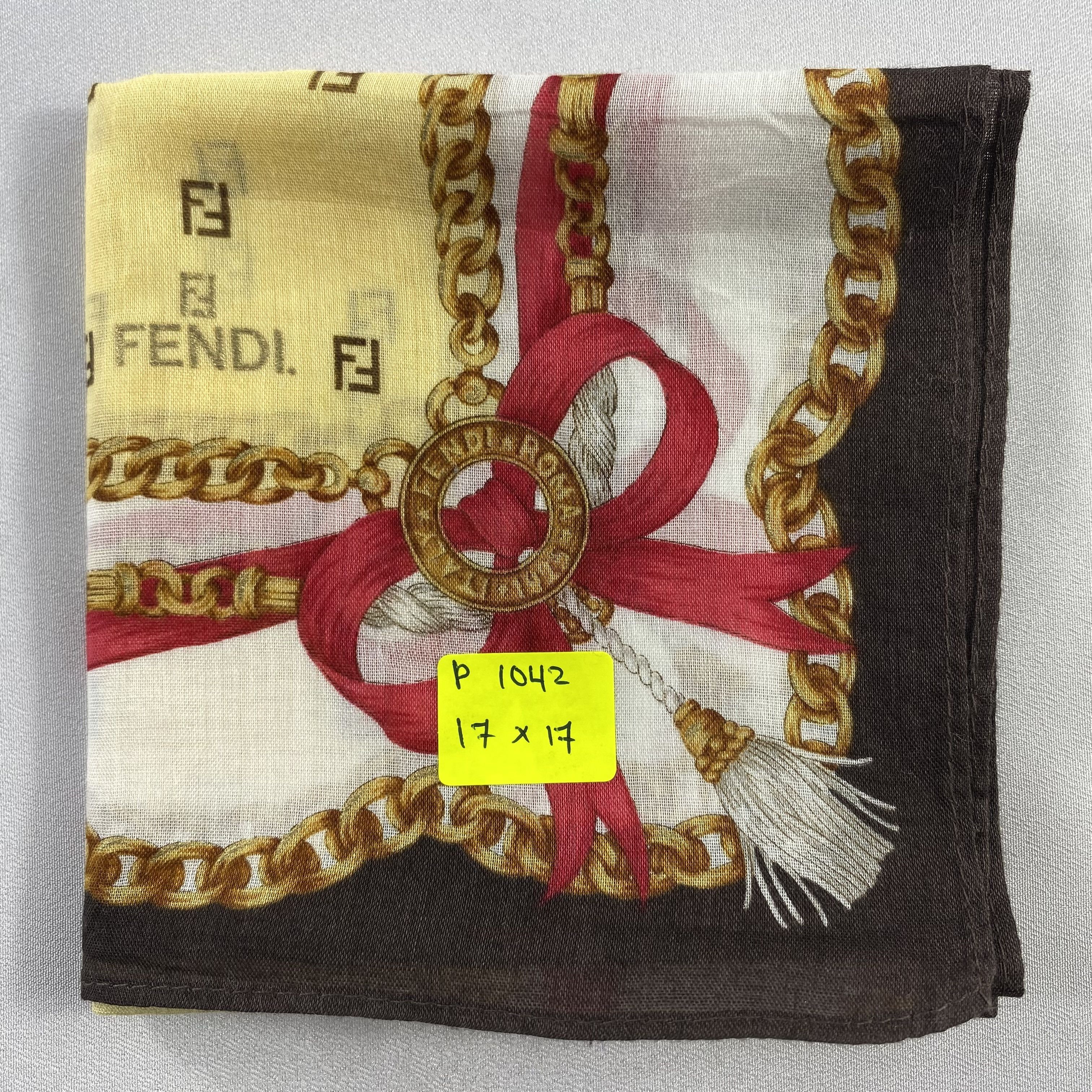 Vintage Fendi Handkerchief / Neckerchief / Bandana-P1042 Size ONE SIZE - 5 Thumbnail