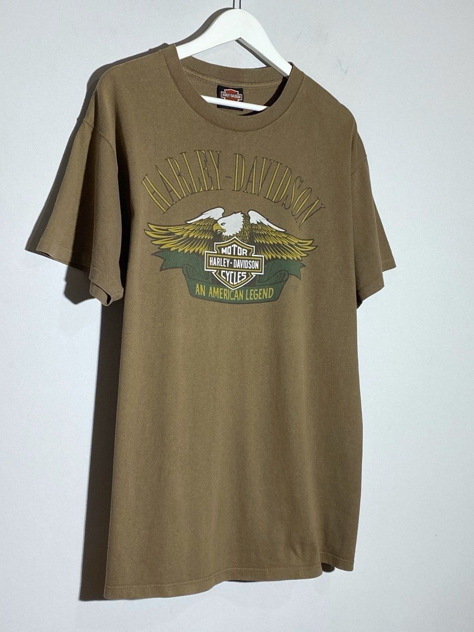 Harley Davidson Vintage 1990 Harley Davidson 3D Emblem Logo American Legend Size US XL / EU 56 / 4 - 3 Thumbnail