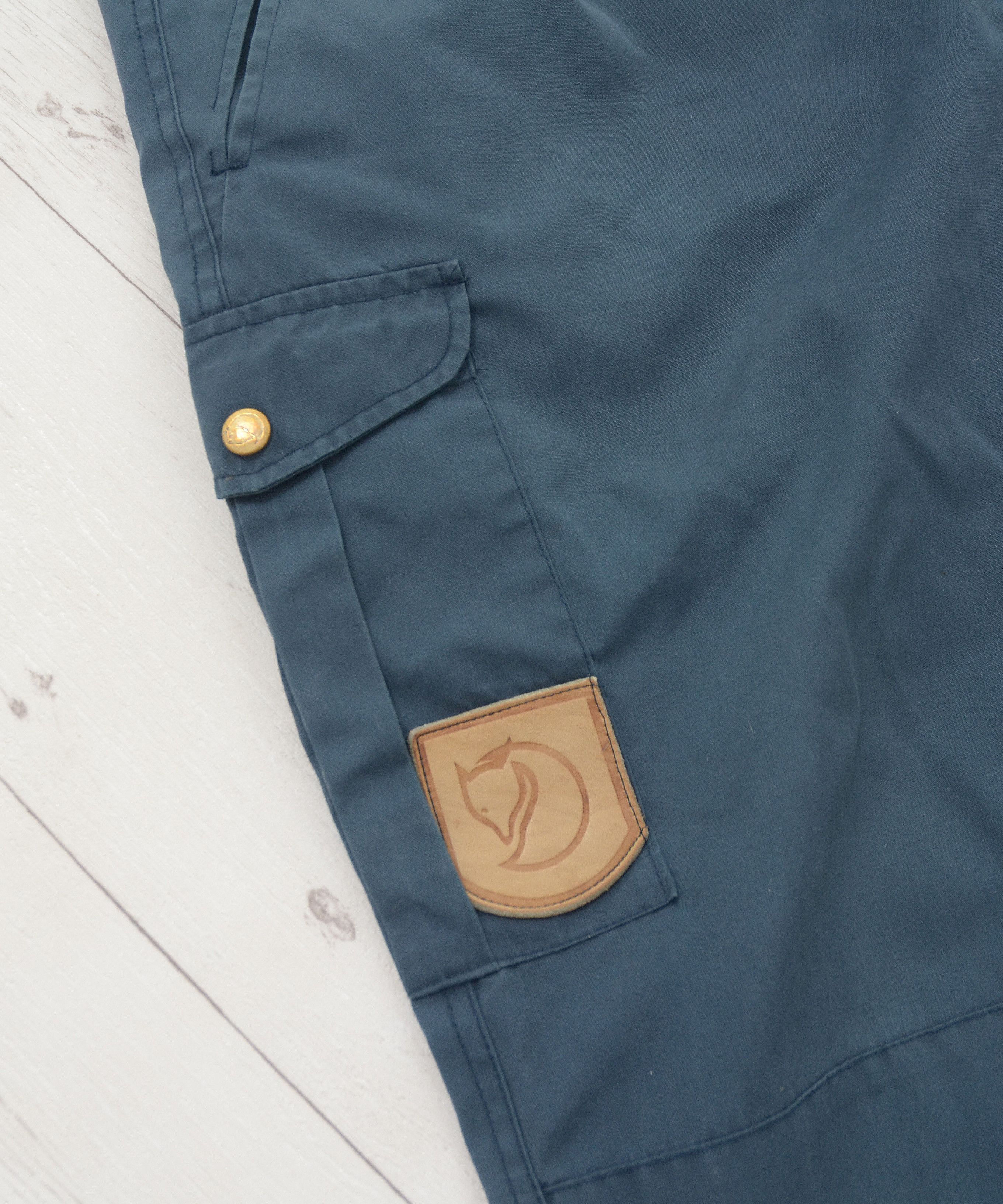 Fjallraven × Vintage Fjallraven 90s Vintage Cargo Pant Blue Outdoor Workwear Size US 38 / EU 54 - 5 Thumbnail