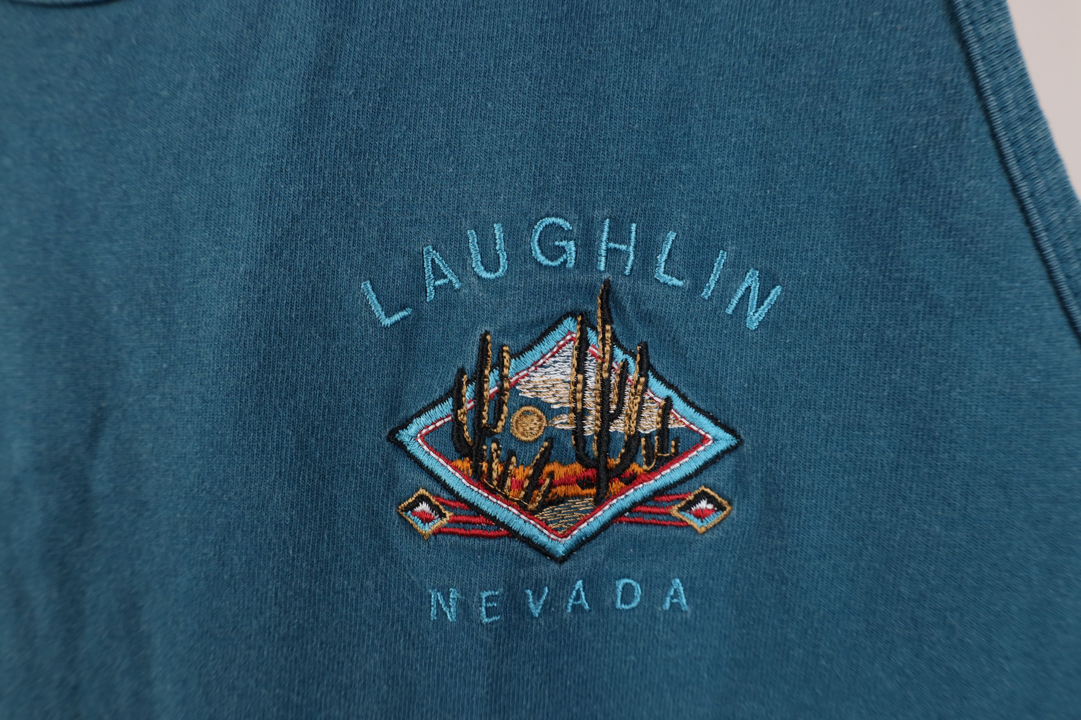 Vintage Vintage 90s Streetwear Laughlin Nevada Tank Top T-Shirt USA Size US L / EU 52-54 / 3 - 4 Thumbnail