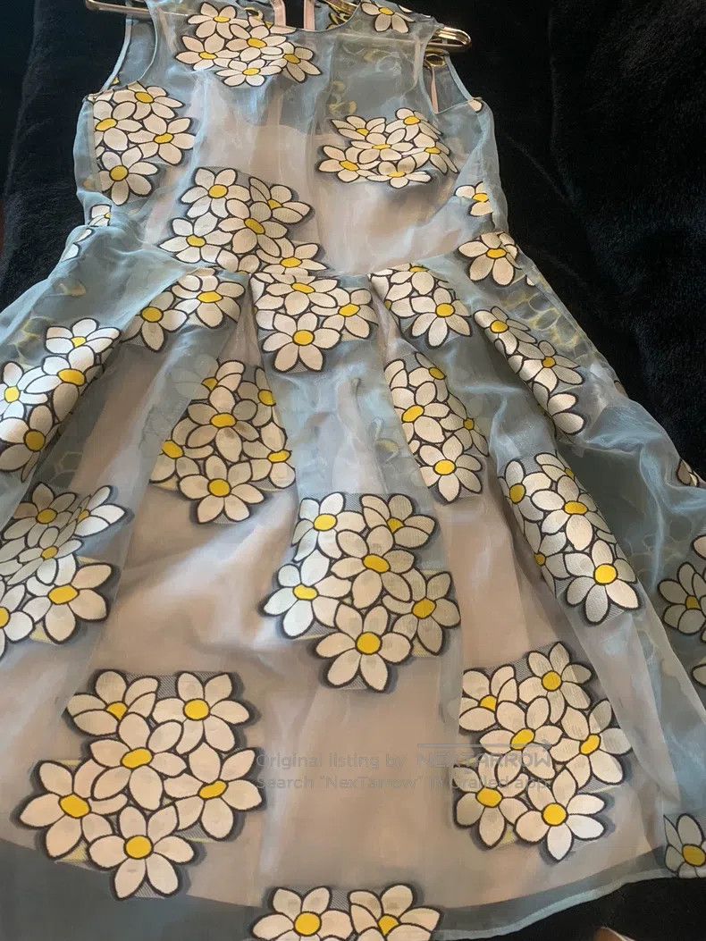 Valentino Little blue daisy dress