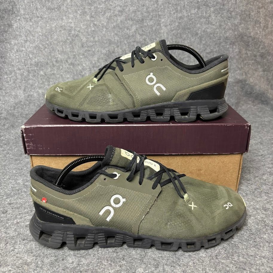On On Cloud X 3 Olive Reseda Running Shoes Mens Size 10.5 US Size US 10.5 / EU 43-44 - 2 Thumbnail