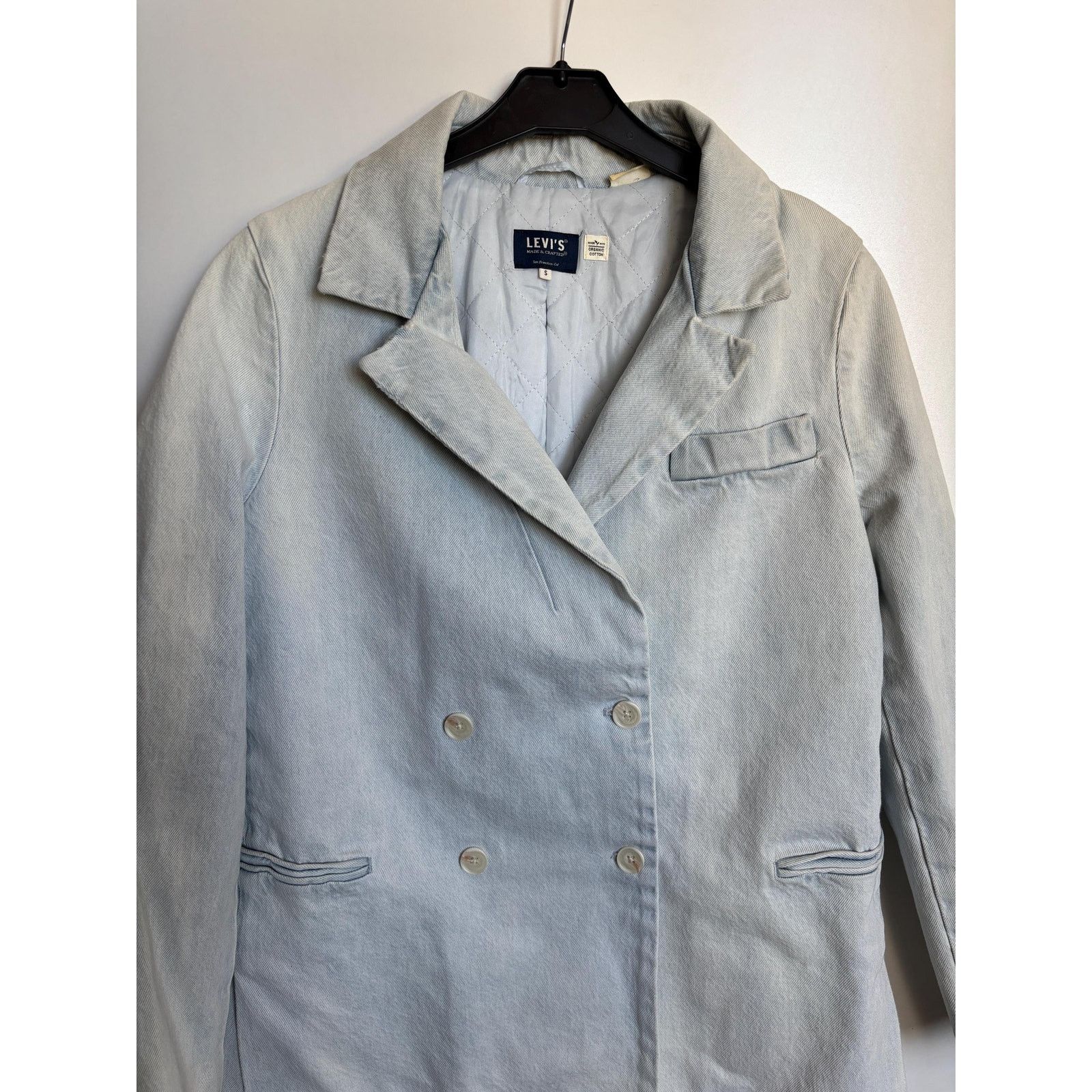Levi's Levi’s LMC Freshies Coat S Light Blue Quilted Winter Jacket Size US S / EU 44-46 / 1 - 3 Thumbnail