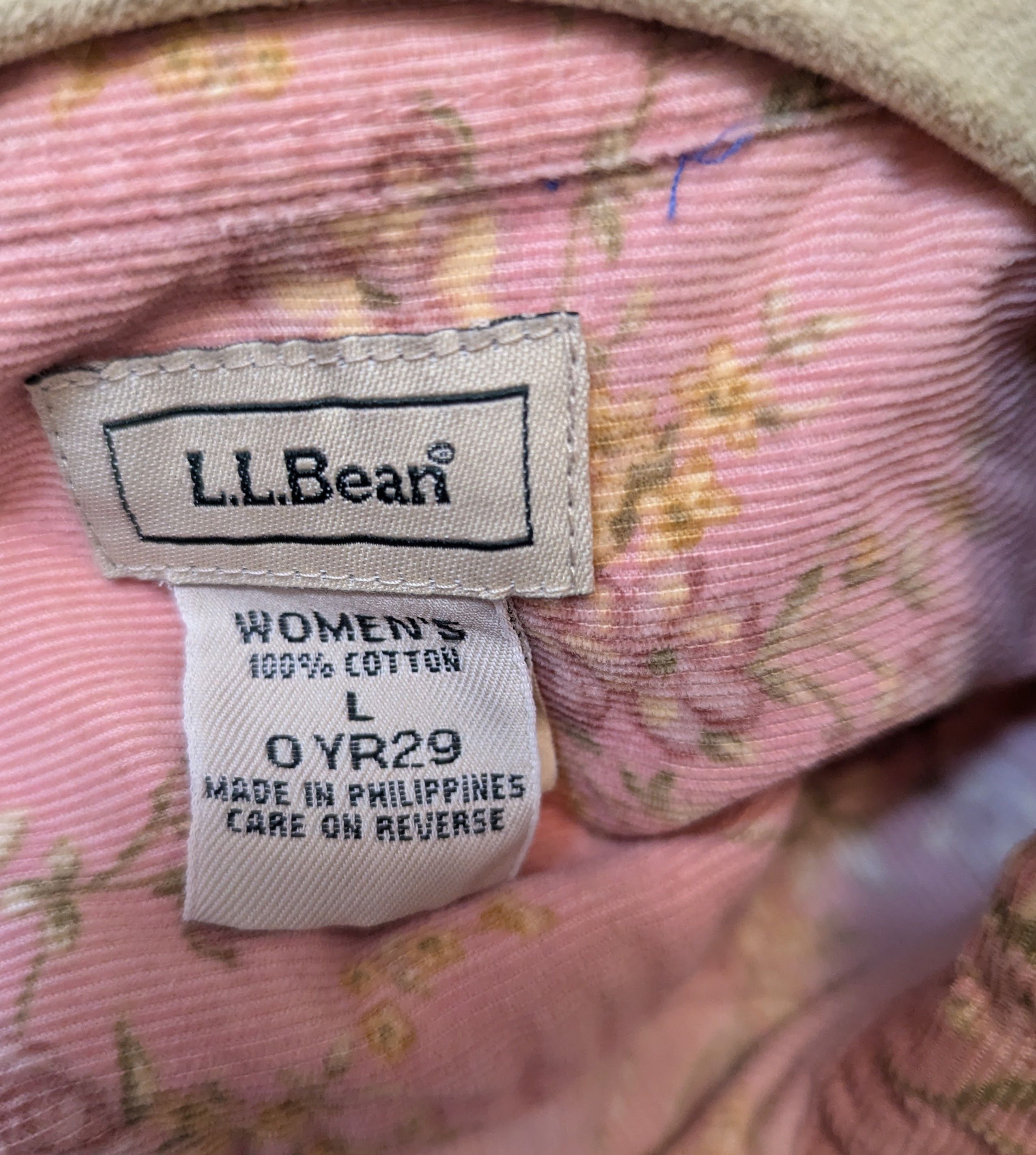 L.L. Bean Woman's corduroy top Size L / US 10 / IT 46 - 2 Thumbnail