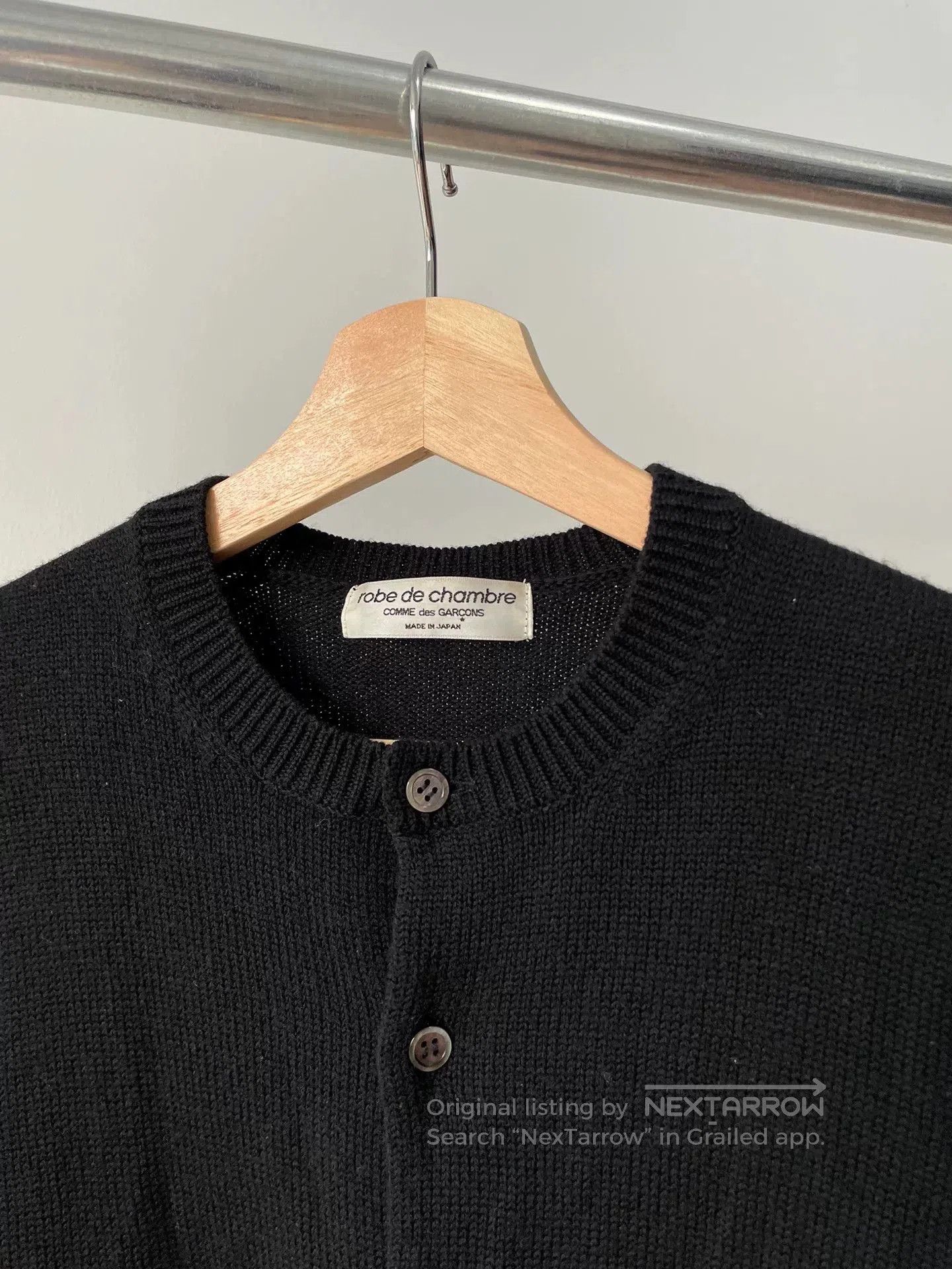 Rei Kawakubo Comme des Garcons Black Firework Cardigan. Size M / US 6-8 / IT 42-44 - 3 Thumbnail