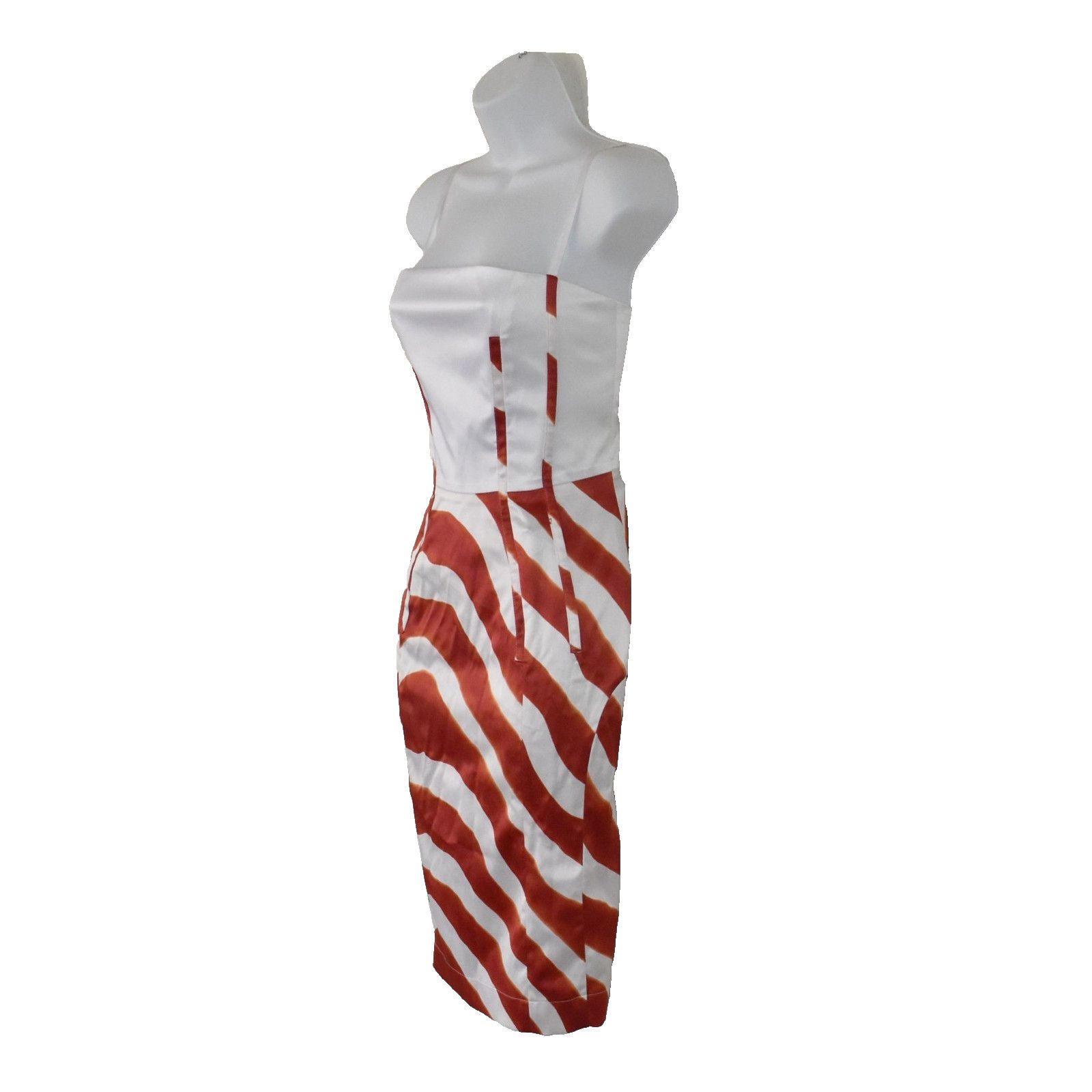 Just Cavalli JUST CAVALLI Zebra Print Satin Bustier Bodycon Dress Size 42 Size M / US 6-8 / IT 42-44 - 3 Thumbnail