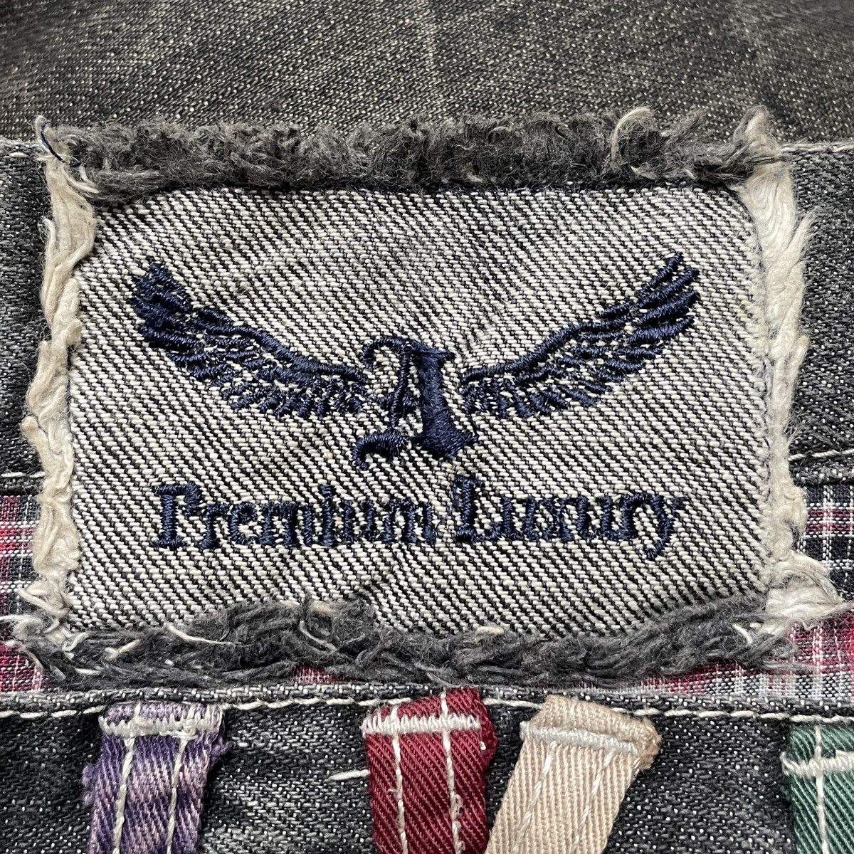 If Six Was Nine × Japanese Brand × Le Grande Bleu (L.G.B.) Vintage Japanese Brand Nylaus Double Waist Jeans 1990s Size US 31 - 9 Thumbnail