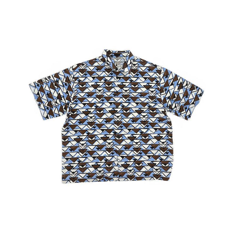 Prada Prada SS23 Patterned Short Sleeve Shirt-2506 Size US XL / EU 56 / 4 - 1 Thumbnail