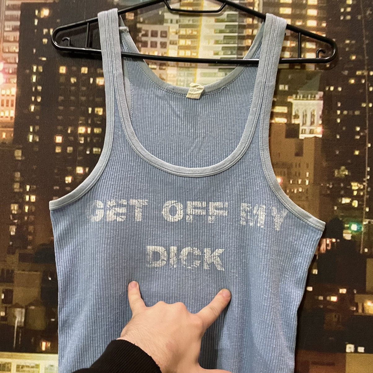 Band Tees OPIUM T SHIRT HUMOR GET OFF MY DICK PENIS SEX PORNSTAR 90s Size US M / EU 48-50 / 2 - 3 Thumbnail