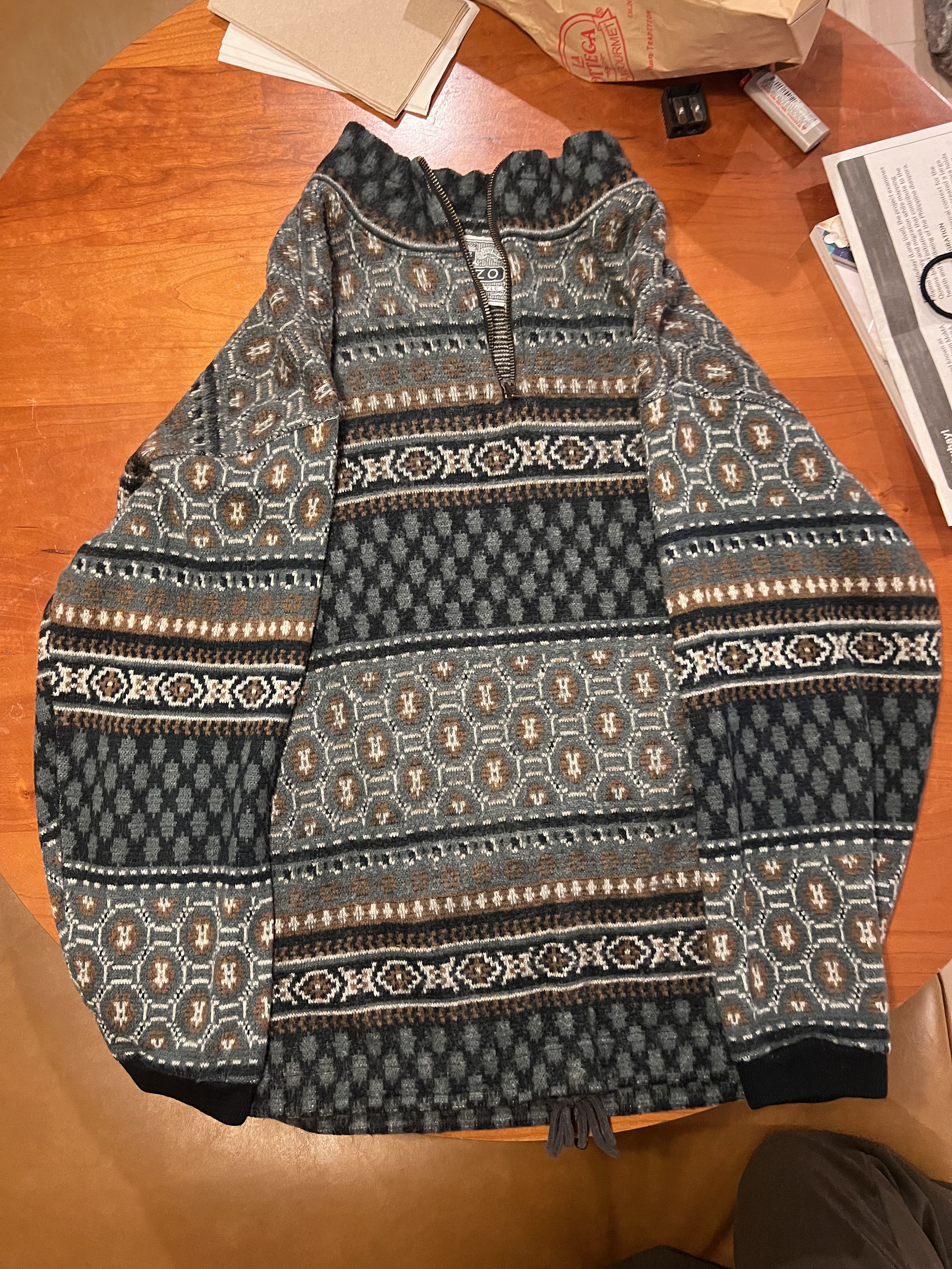 Pazzo Pazzo Alpine Knit Quarter Zip Size US M / EU 48-50 / 2 - 2 Thumbnail