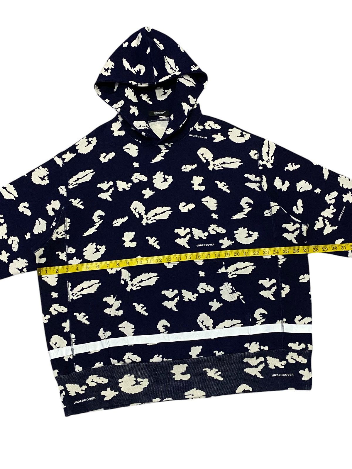 Jun Takahashi × Undercover Undercover Men’s Floral Print Popover Hoody In Navy Base Size US L / EU 52-54 / 3 - 19 Thumbnail