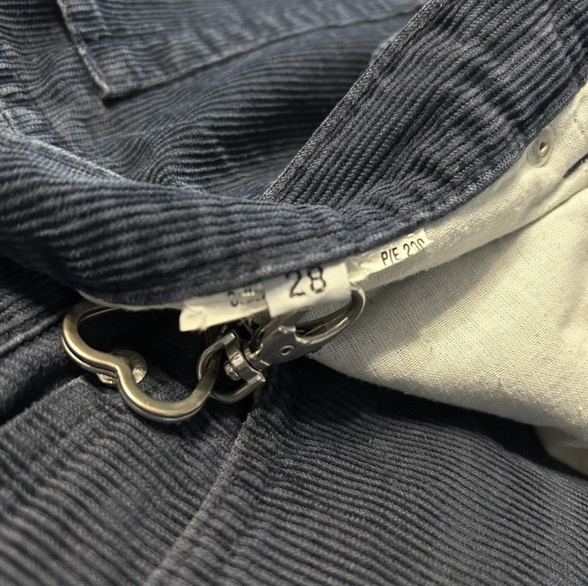 Helmut Lang Helmut Lang Mainline 2004 Navy Bootcut Corduroy Pants Size US 30 / EU 46 - 6 Thumbnail