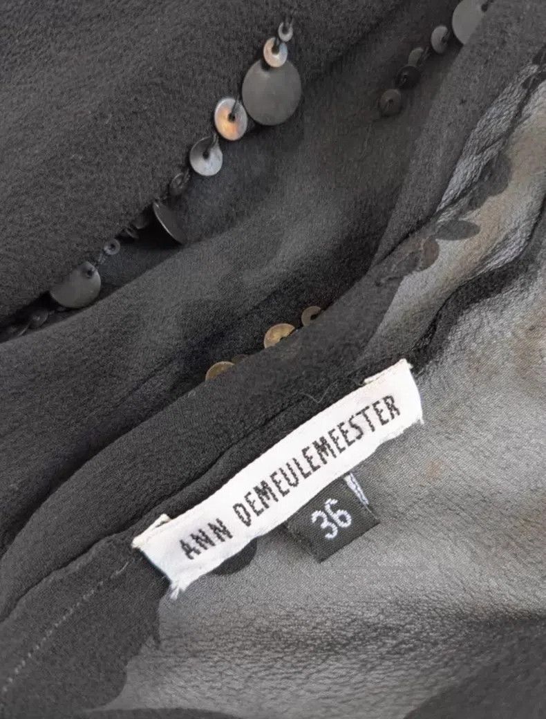 Ann Demeulemeester Ann Demeulemeester Crucifix sequin mesh vest Size XS / US 0-2 / IT 36-38 - 2 Thumbnail