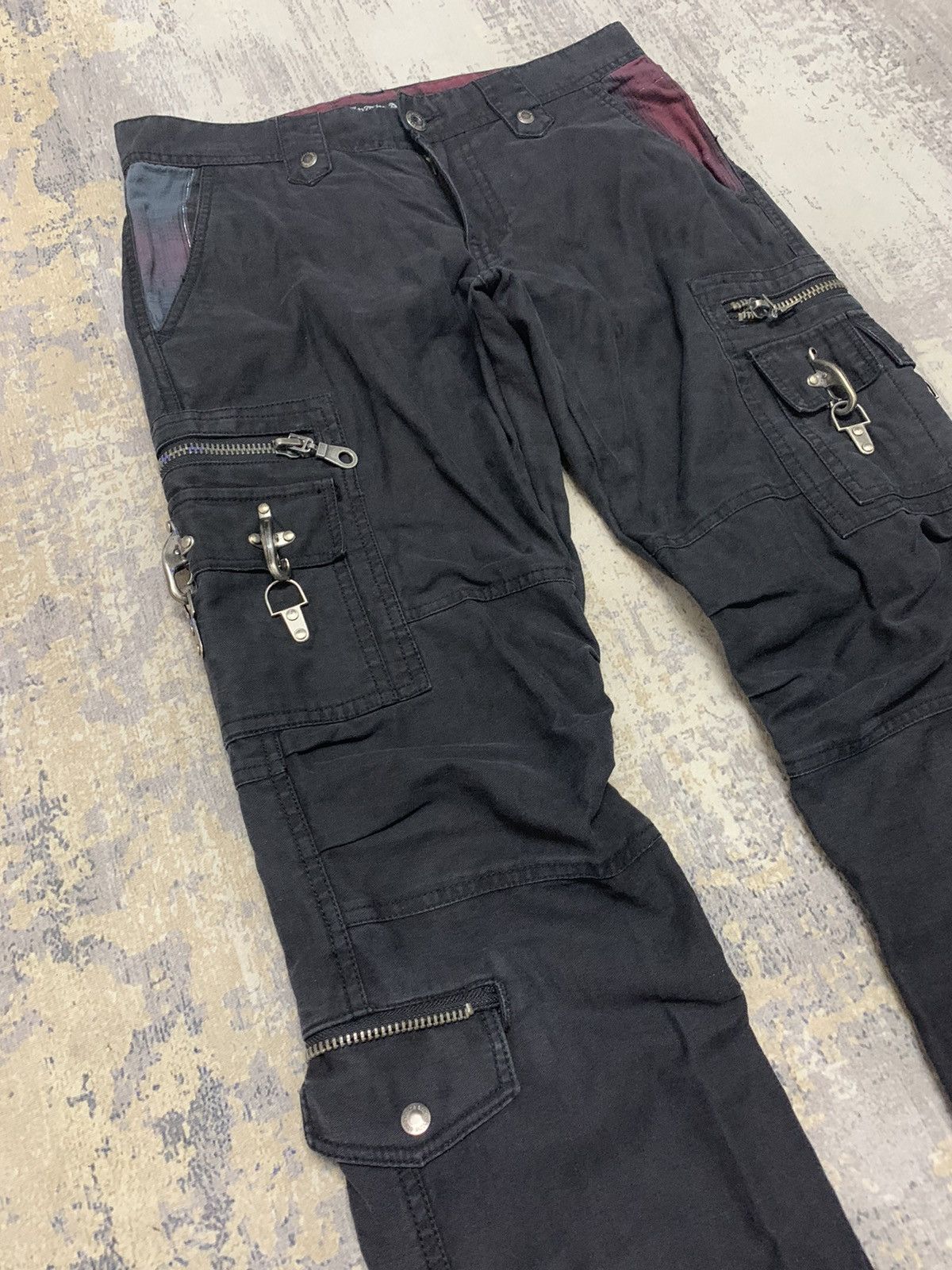 Japanese Brand In The Attic Cyber Y2K Multi-Pocket Bondage Pants Punk 30x32 Size US 30 / EU 46 - 1 Thumbnail
