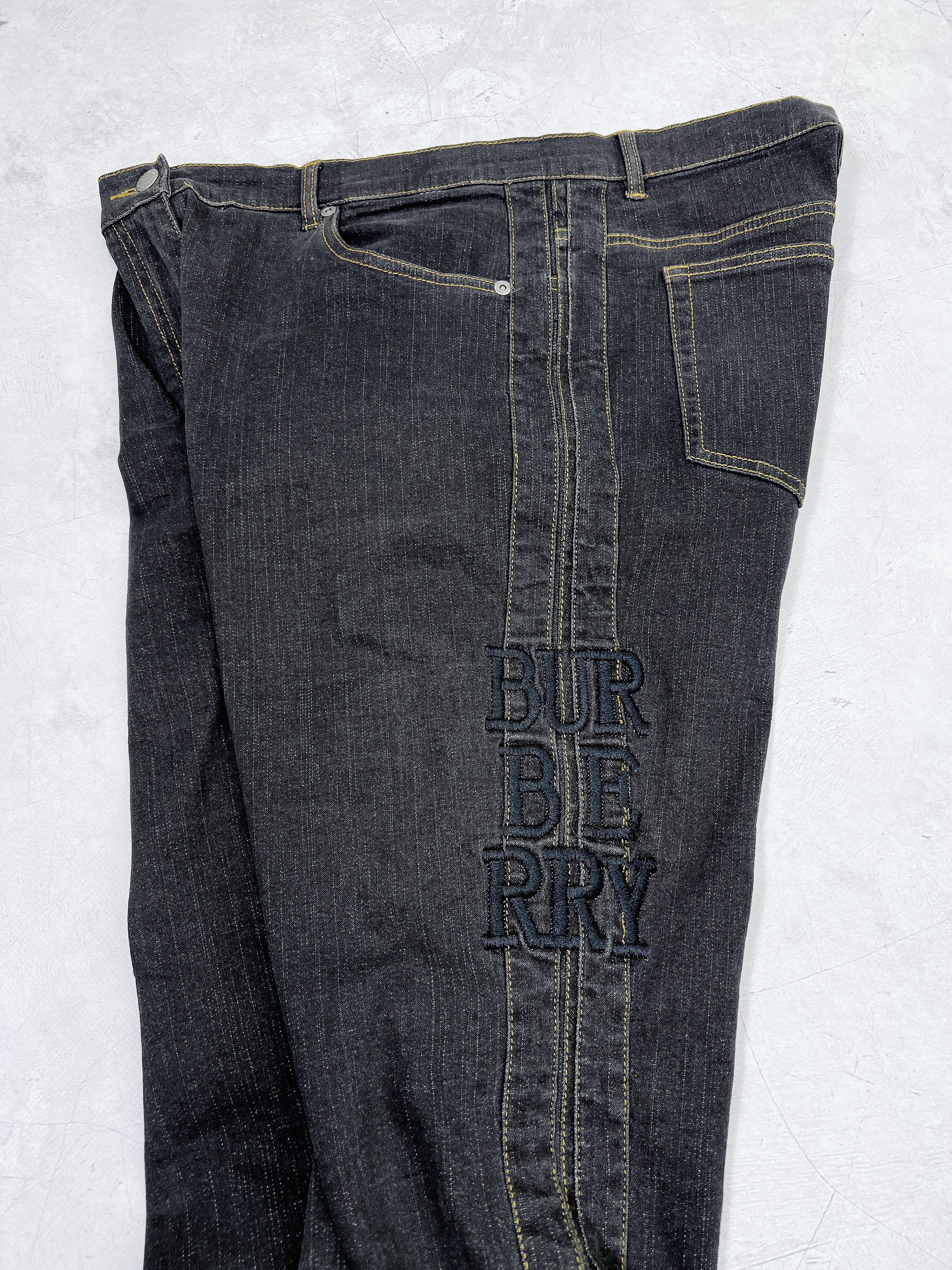Burberry × Vintage Burberry London Flared Jeans Denim Pants Size 32" / US 10 / IT 46 - 12 Thumbnail