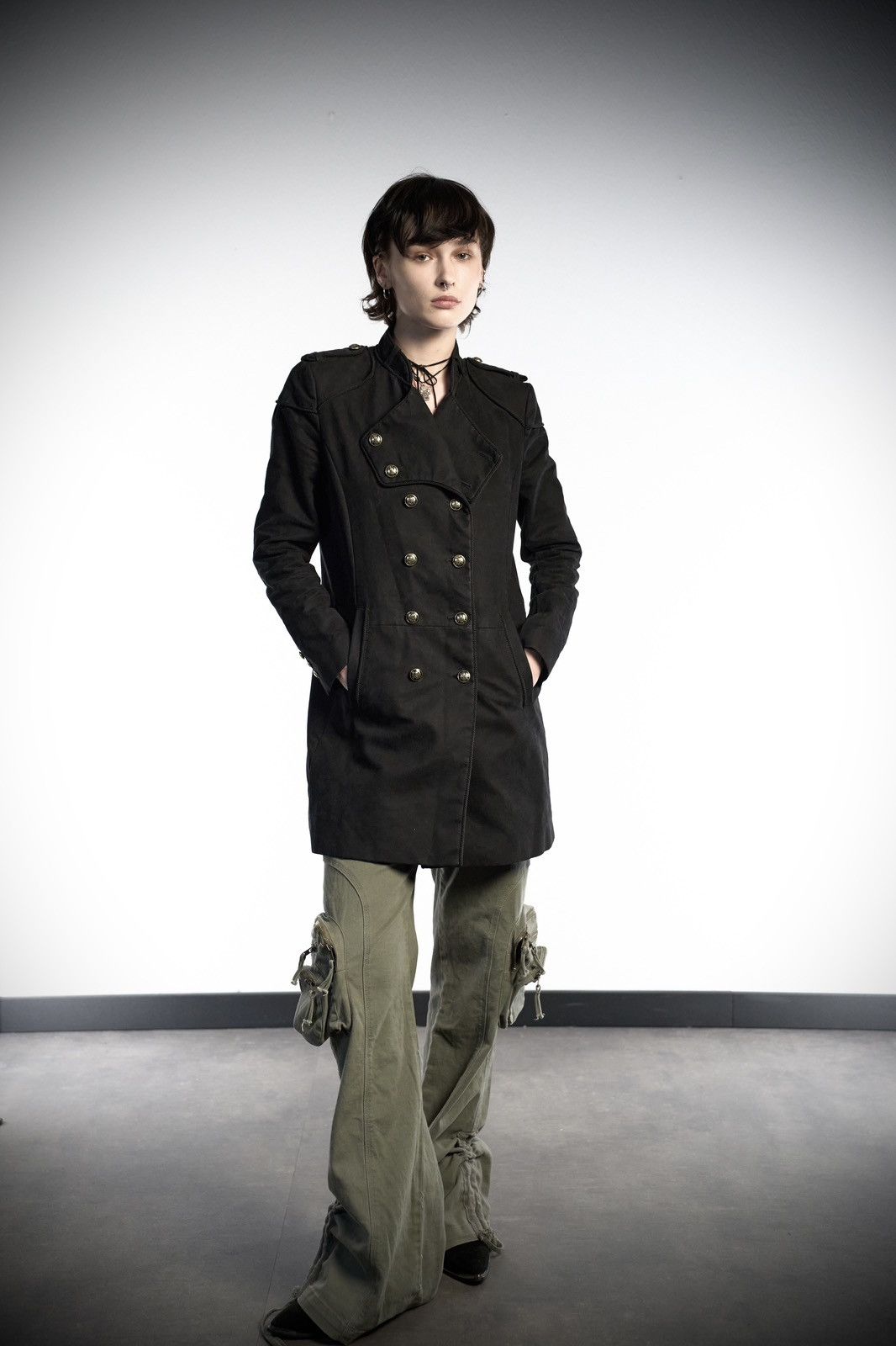 14th Addiction 14th Addiction Style Gothic Napoleon Coat Jacket Size S / US 4 / IT 40 - 1 Thumbnail