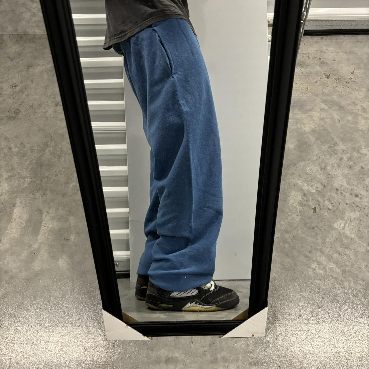 Japanese Brand × Vintage Crazy Vintage Y2K/2000s Blue Skater Essential Sweatpants! Size US 30 / EU 46 - 2 Thumbnail