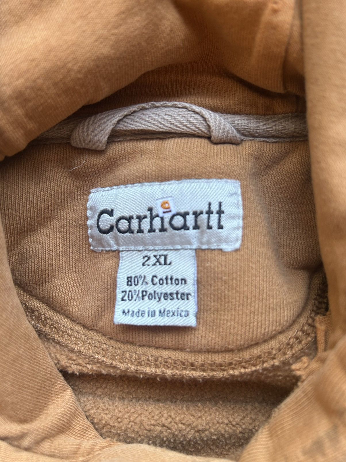 Carhartt Y2K Tan Carhartt Hoodie Size US XXL / EU 58 / 5 - 4 Thumbnail