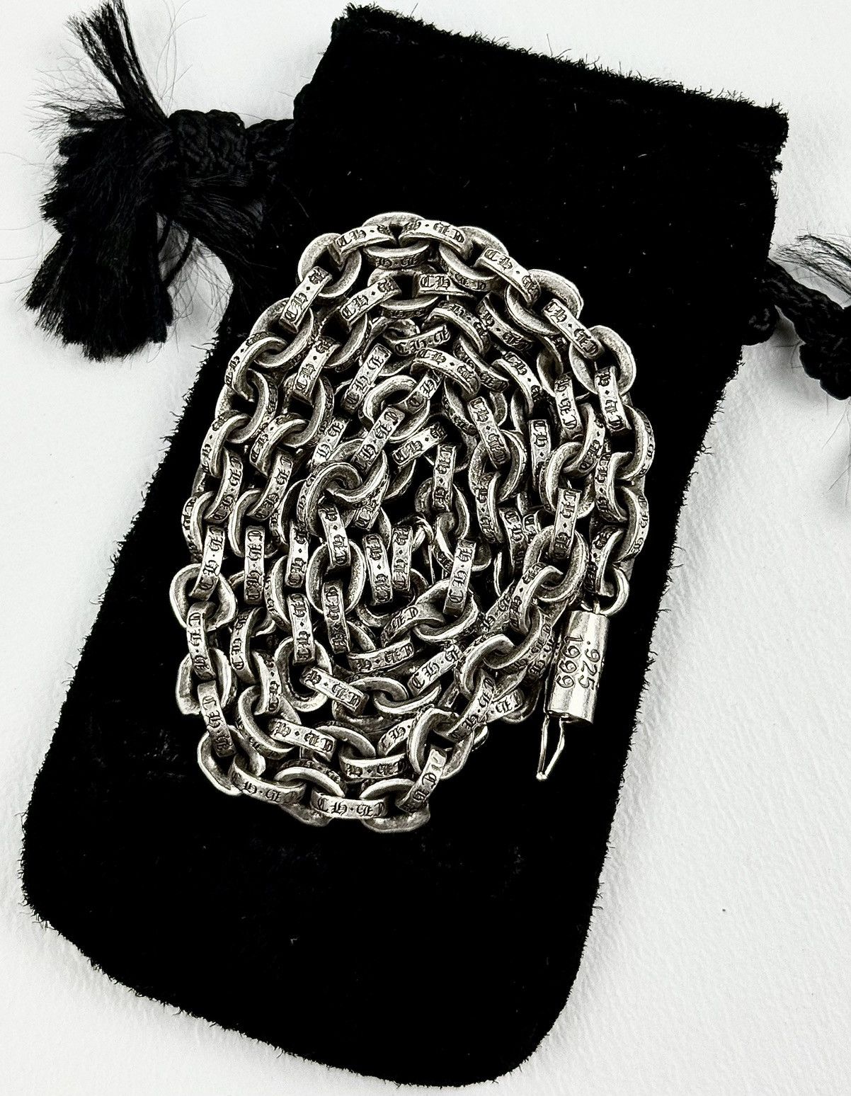 Chrome Hearts Chrome Hearts - Paper Chain - Silver Necklace 18" Size ONE SIZE - 15 Thumbnail