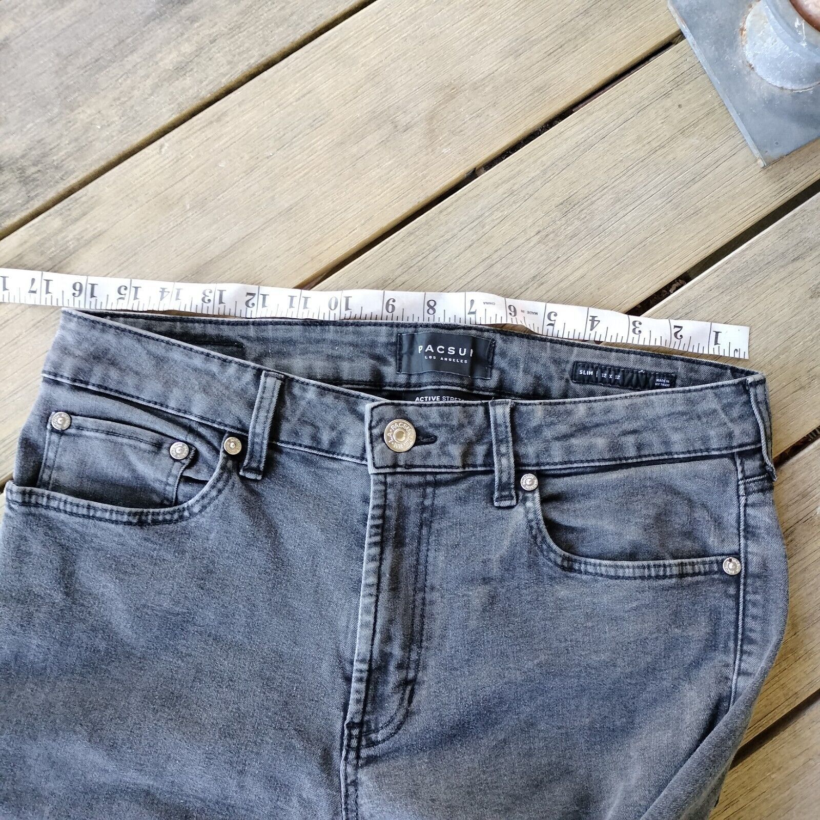 Pacsun Pacsun Mens Jeans Denim Stretch Skinny Slim Washed Faded Size US 32 / EU 48 - 10 Thumbnail