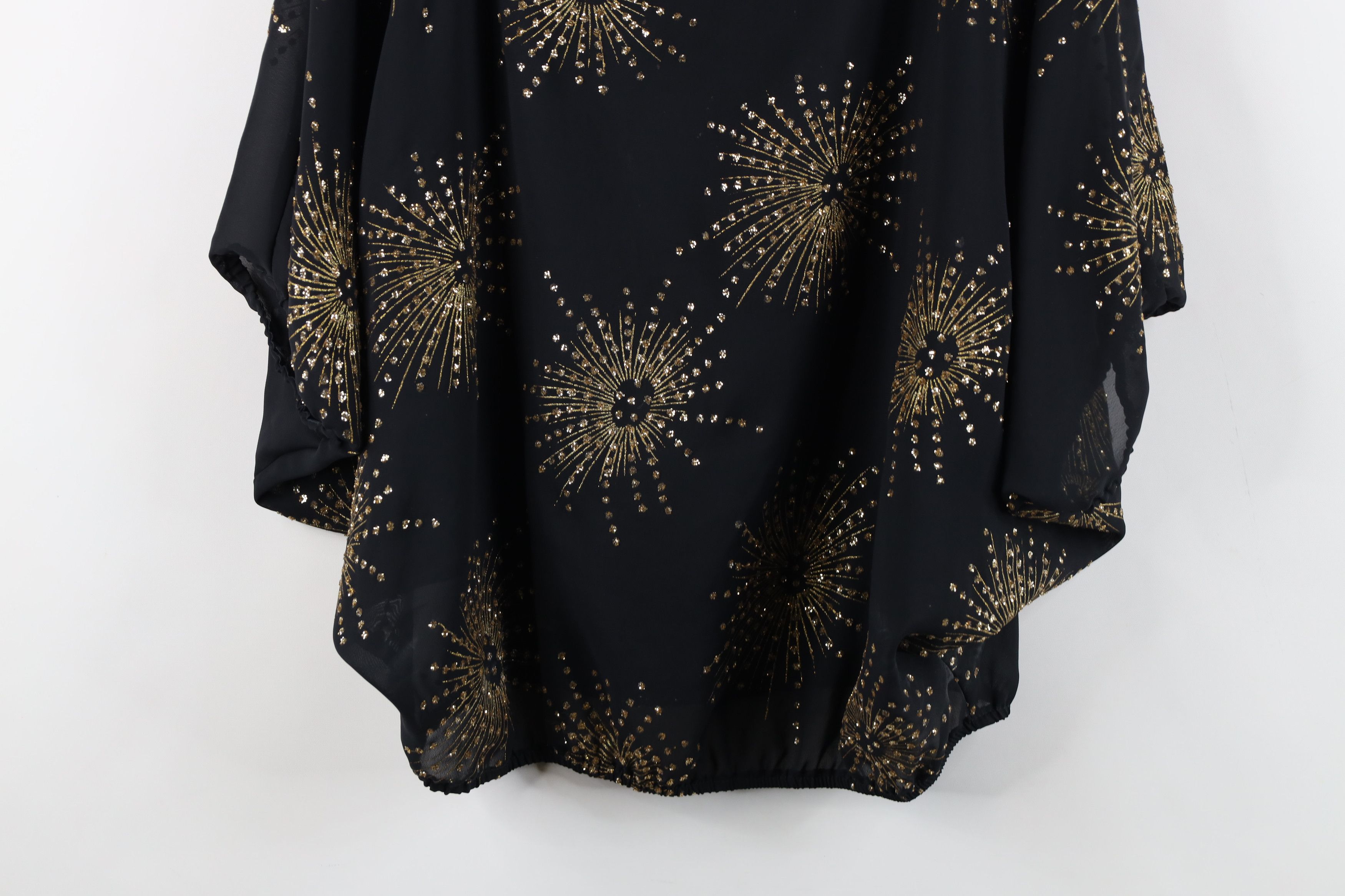 Vintage Vintage 80s Streetwear Dolman Sleeve Cropped T-Shirt USA Size XL / US 12-14 / IT 48-50 - 3 Thumbnail