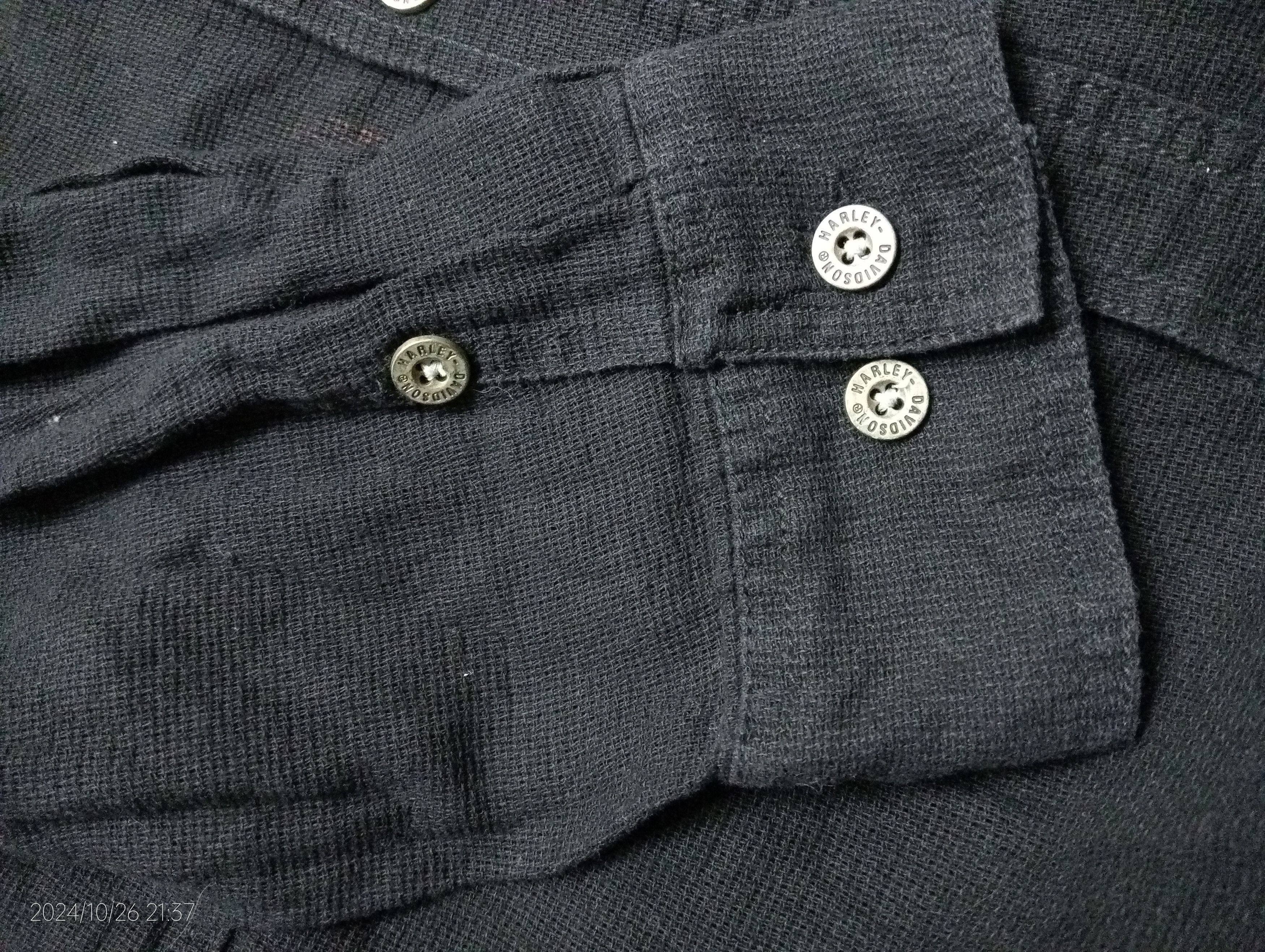 Harley Davidson VTG Harley-Davidson Embroidery Button Up Long Sleeve Shirt Size US XL / EU 56 / 4 - 9 Thumbnail