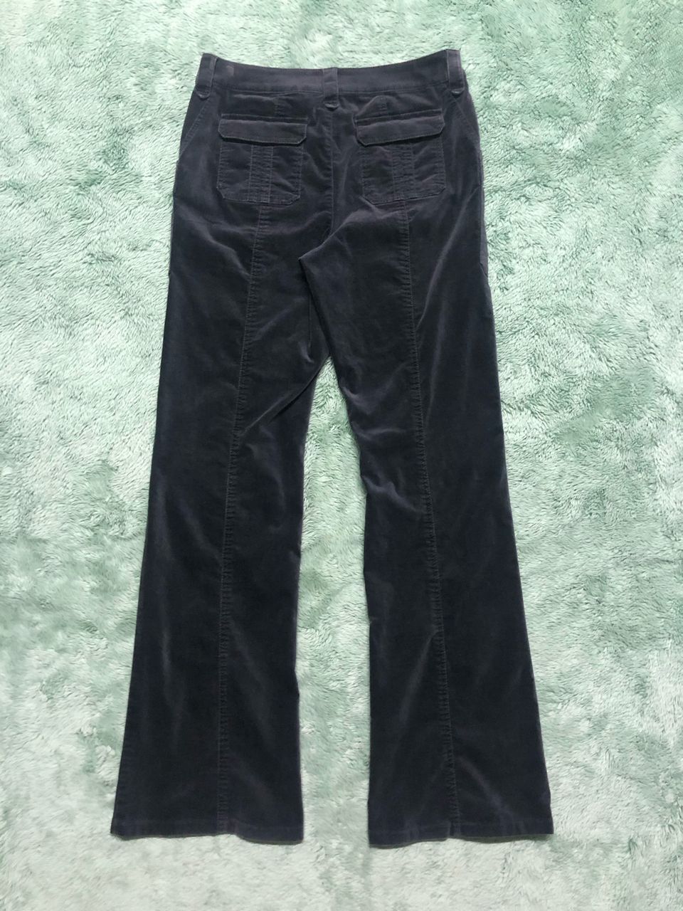 If Six Was Nine JAPANESE BRAND PASSIŌNE VELVET BUSH PANTS NICE DESIGN Size 29" - 2 Thumbnail