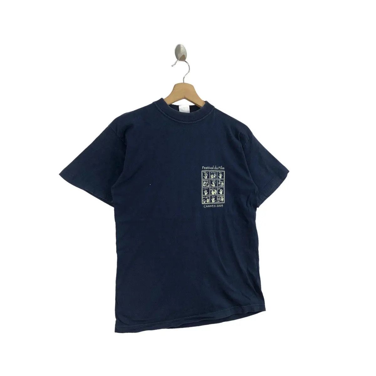Vintage Vtg 2003 CANNES FILM FESTIVAL Palme D’or Movie Tee Shirt Size S / US 4 / IT 40 - 4 Thumbnail