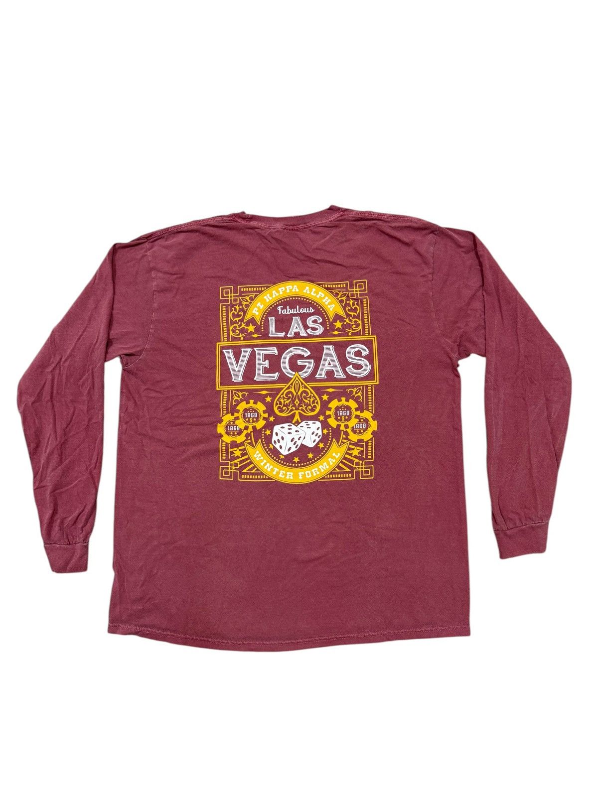 Comfort Colors Las Vegas Winter Formal Backhit Longleeve Tshirt Size US XL / EU 56 / 4 - 1 Thumbnail