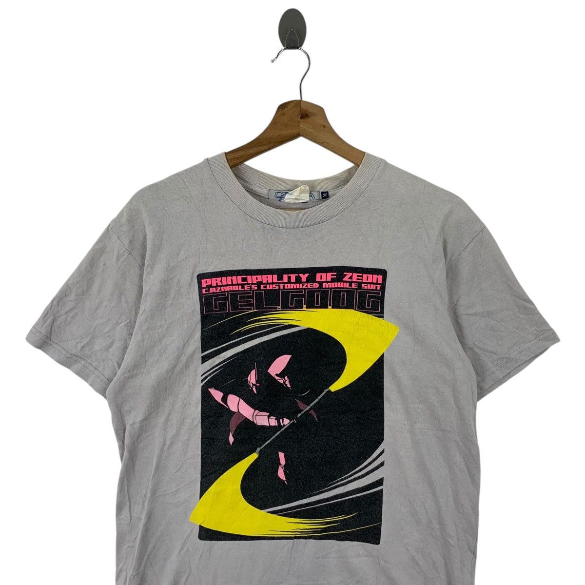 Vintage GUNDAM PRINCIPALITY OF ZEON Gelgoog Tee Shirt Top Mobile Size US M / EU 48-50 / 2 - 2 Thumbnail