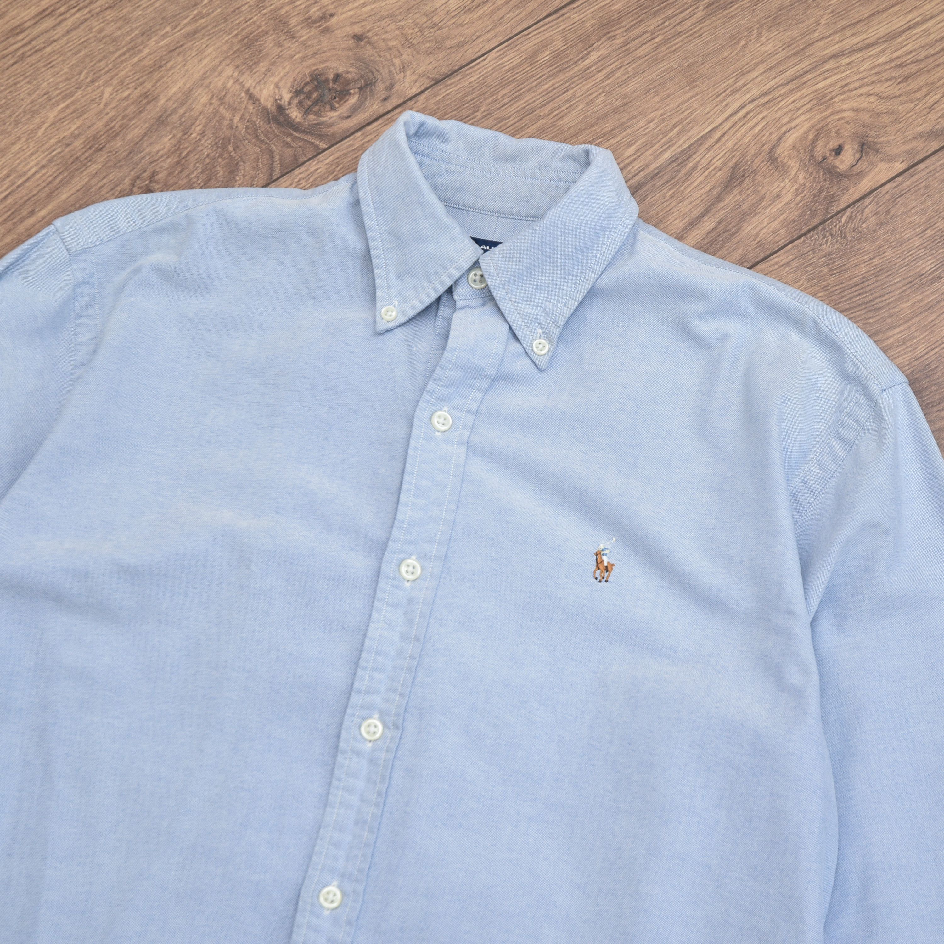 Ralph Lauren RALPH LAUREN Sport Light Blue Oxford Cotton Shirt Oversized Size S / US 4 / IT 40 - 7 Thumbnail