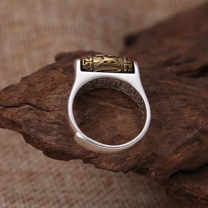 Jewelry × Vintage Tibetan Rotating Blessing Ring Size ONE SIZE - 3 Thumbnail