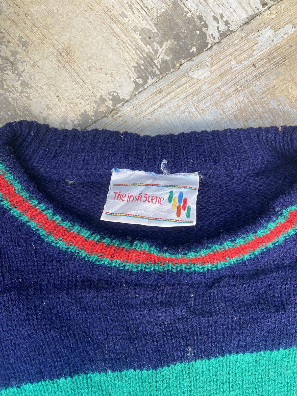 Japanese Brand × Vintage AW Vintage The Irisn Scene Golf Wool Knit Sweater Size US M / EU 48-50 / 2 - 7 Thumbnail