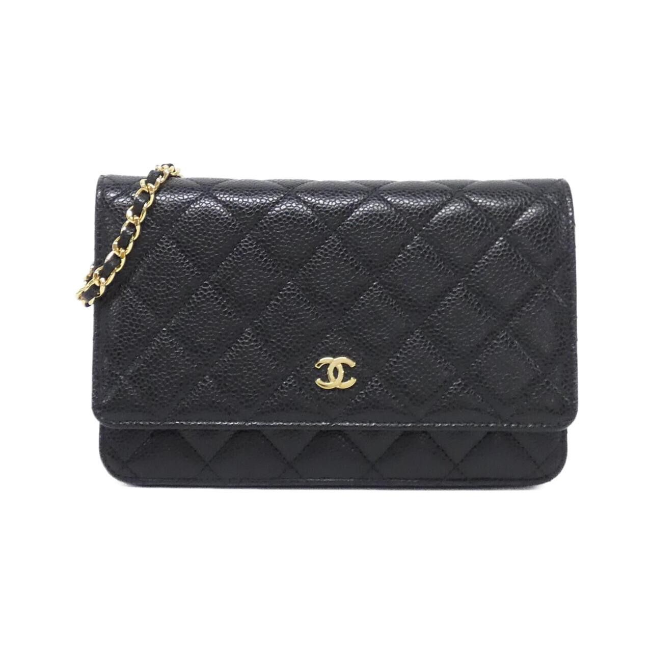 Chanel Chanel Timeless Classic Line Caviar Skin Wallet Leather Long Wallet AP0250 DUTY FREE for USA